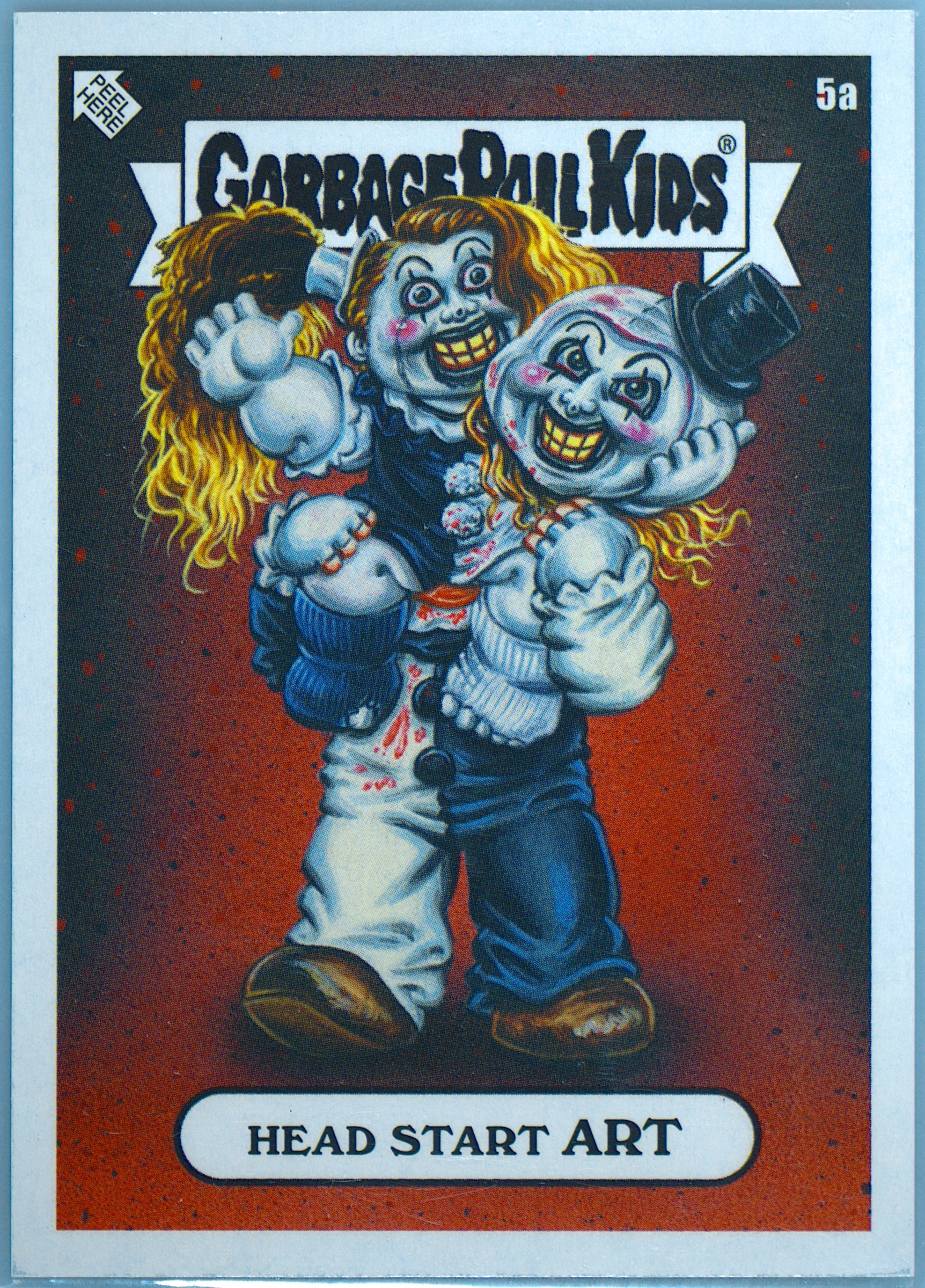 2023 Topps Garbage Pail Kids Oh The Horrible #5a Head Start Art front