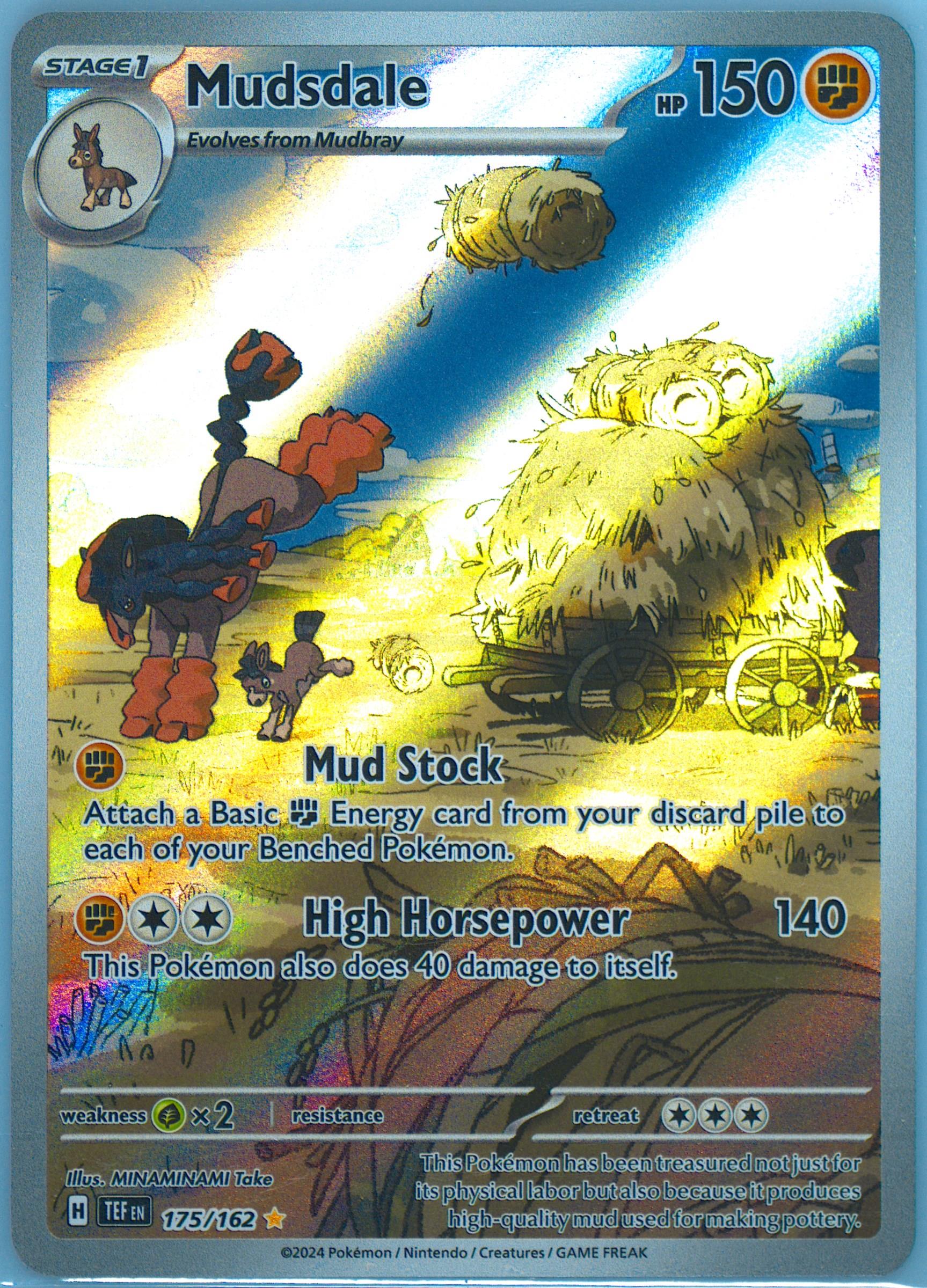 mudsdale pokemon card Pokémon TCG: Scarlet & Violet 151 Booster (1 Pack of 10 Cards) – Showcase  USA main image 1