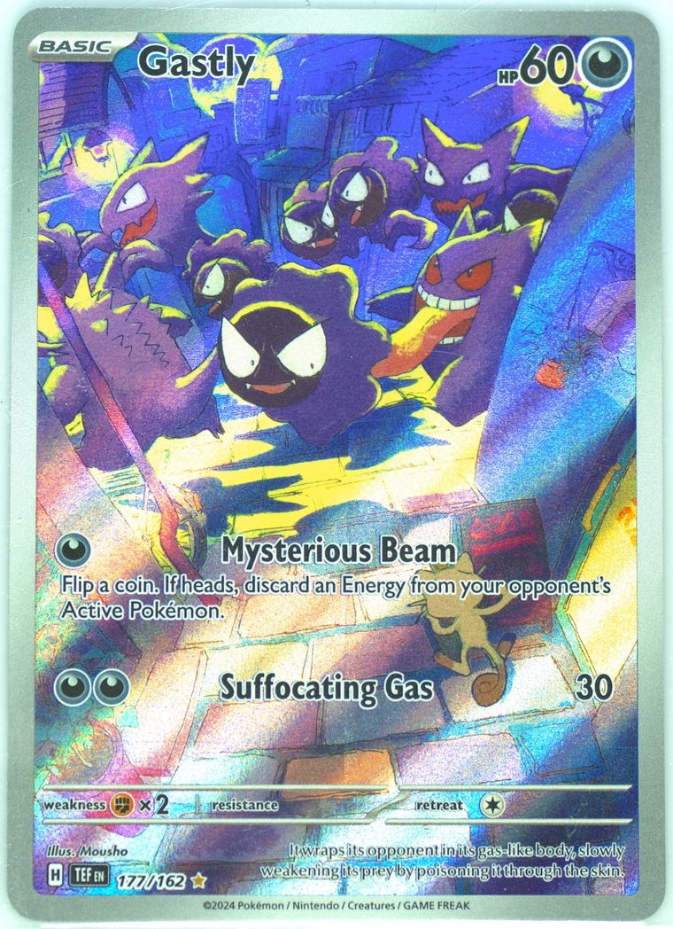 177 162 pokemon card Pokemon  Gastly 177/162