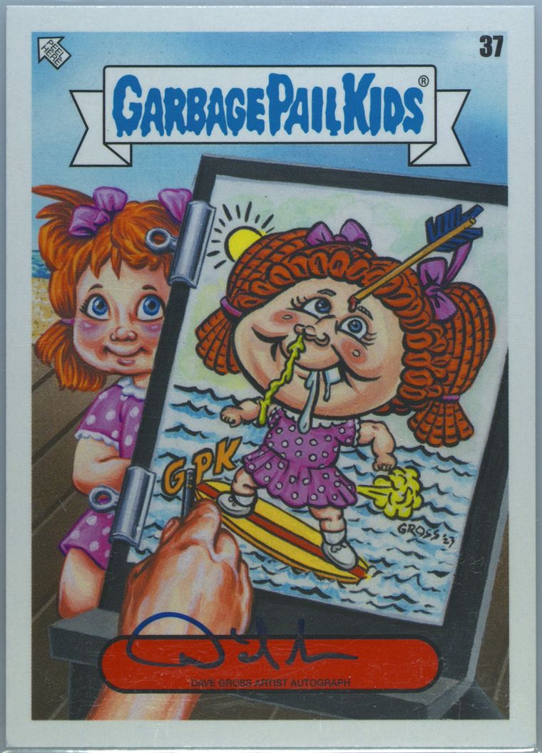 2024 Topps Garbage Pail Kids Series 1: Kids At Play Artist Autographs #37 Dave Gross front