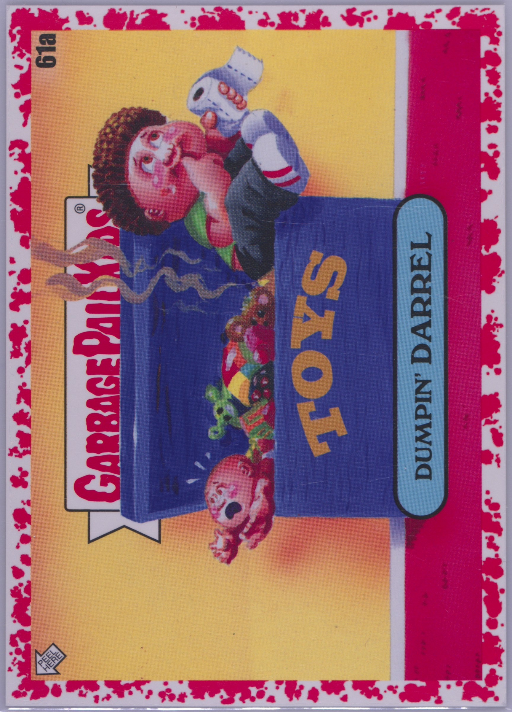 2024 Topps Garbage Pail Kids: Kids At Play Red #61a Dumpin' Darrel front