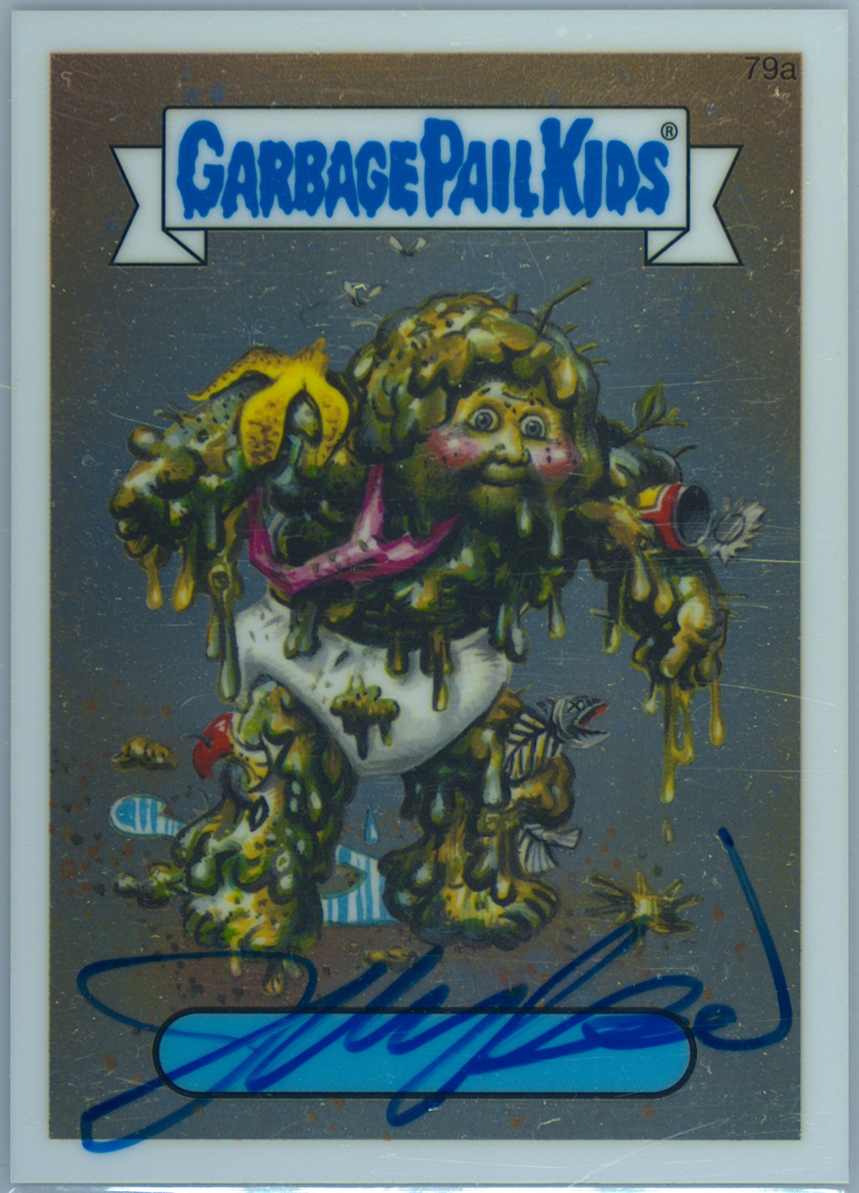 2014 Topps Garbage Pail Kids Chrome Series 2 Artist Autograph #79a Sewer Sue front