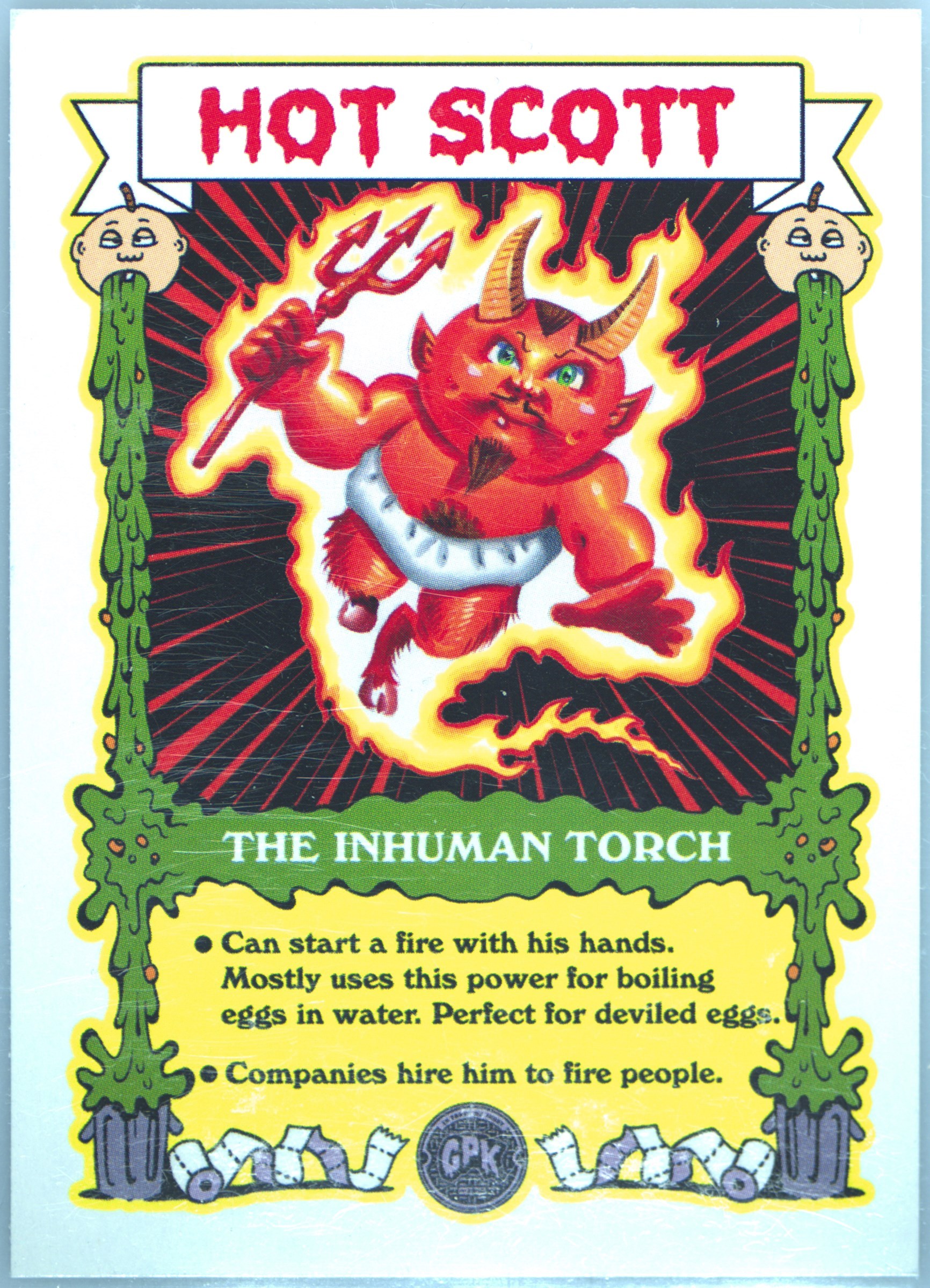 2024 Topps Garbage Pail Kids: Kids At Play GPK Tcg #tcg8 Hot Scott front
