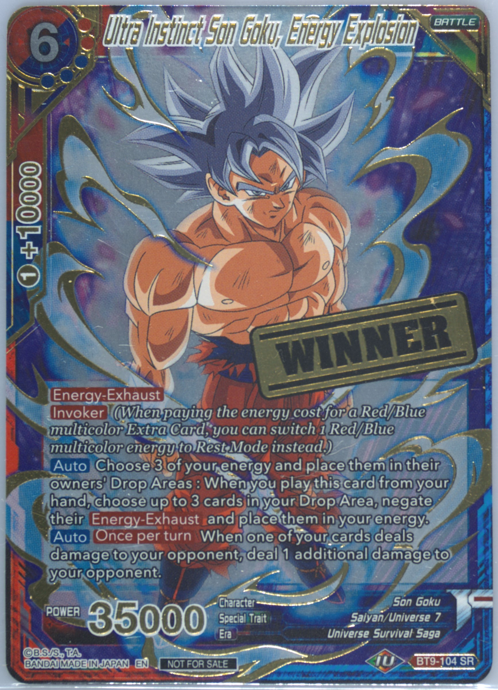 ultra instinct goku dragon ball super card game Ultra Instinct Son Goku, the Unstoppable (DB1-021) [Dragon Brawl]