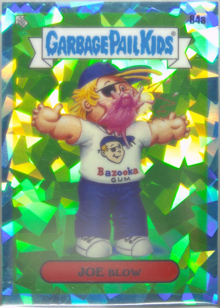 2021 Topps Garbage Pail Kids Aqua #84a Joe Blow front