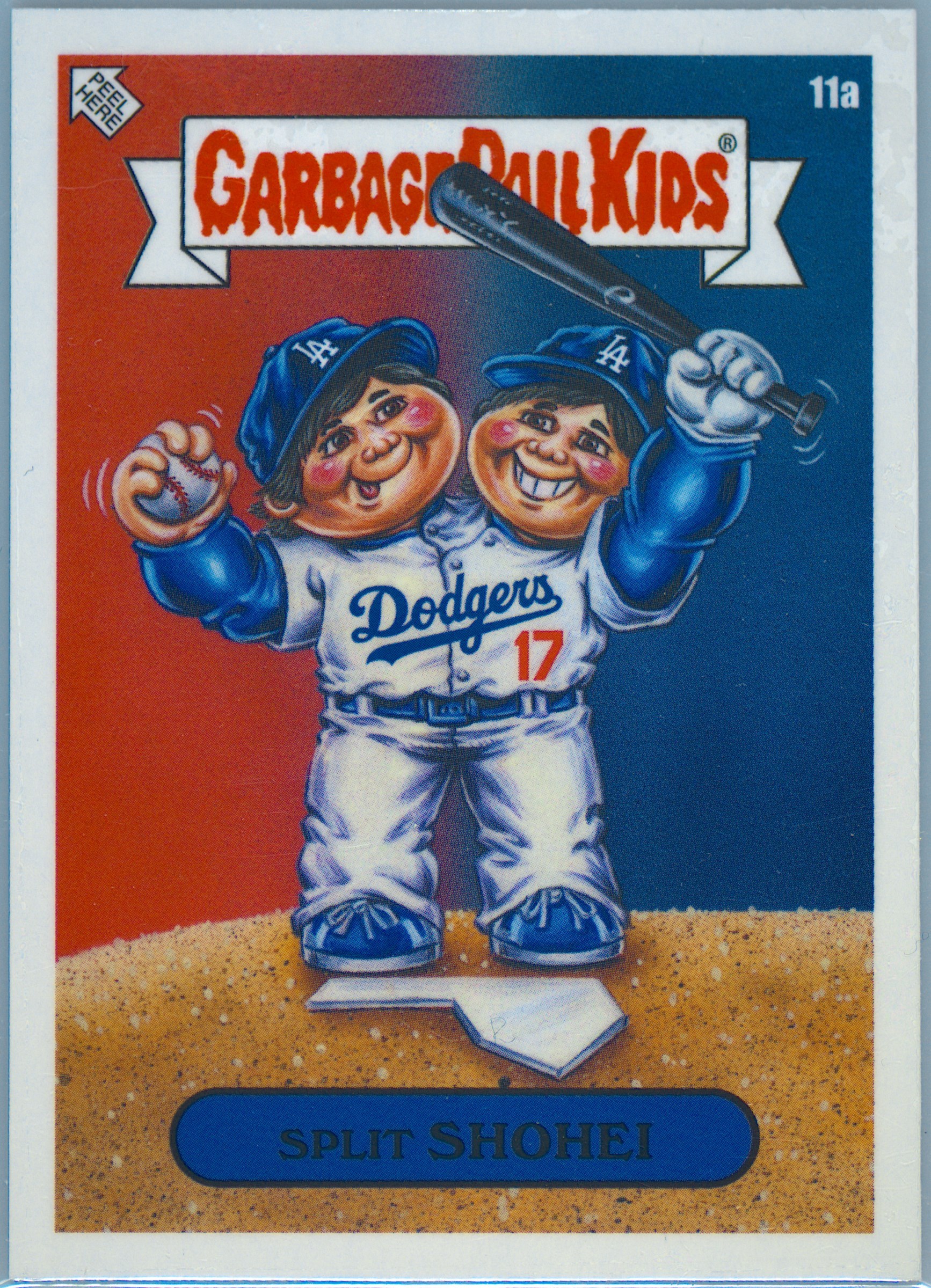 2023 Topps Garbage Pail Kids X Mlb Series 3 #11a Split Shohei front