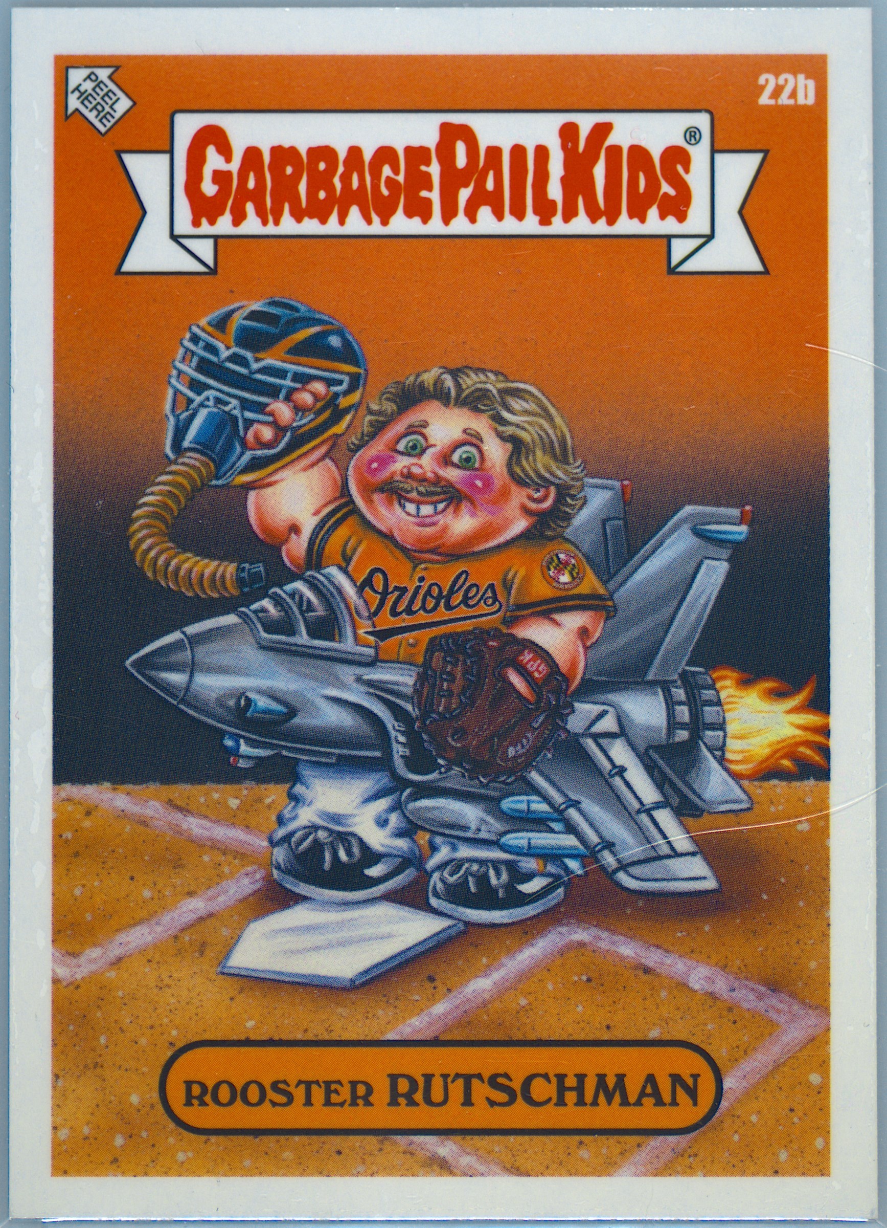 2023 Topps Garbage Pail Kids X Mlb Series 3 #22b Rooster Rutschman front