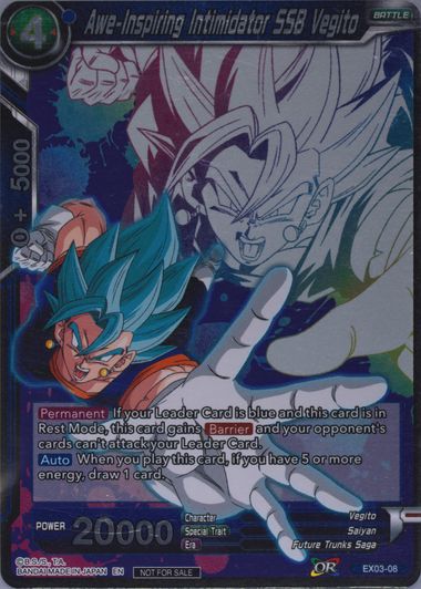 Auction Prices Realized Tcg Cards 2019 DRAGON BALL SUPER CARD GAME EVENT PACK 04 Awe-Inspiring Intimidator Ssb Vegito Auction Prices Realized Tcg Cards 2019 DRAGON BALL SUPER CARD GAME EVENT PACK 04 Awe-Inspiring Intimidator Ssb Vegito
