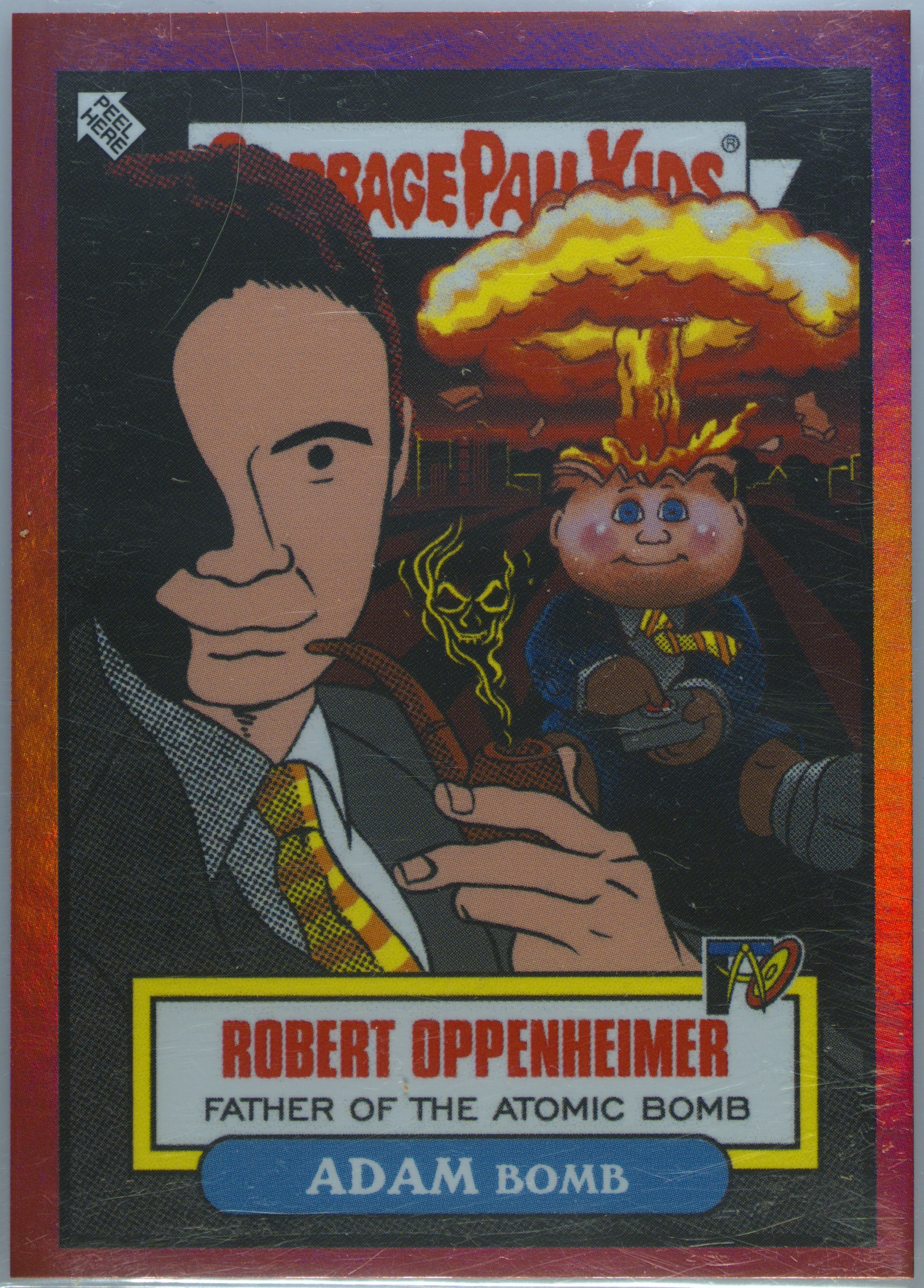 2023 Topps X Ermsy Entertainment Blend Look 'N See Green #2A Adam Bomb front