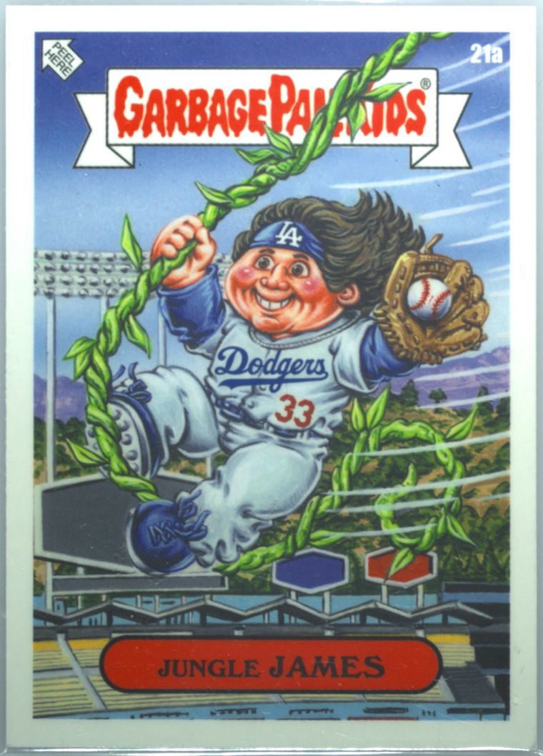 2023 Topps Garbage Pail Kids X Mlb Series 3 #21a Jungle James front