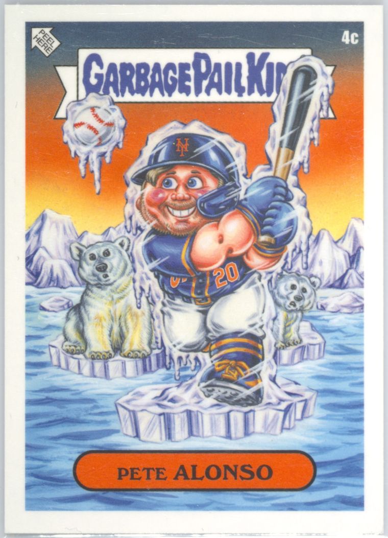 2023 Topps Garbage Pail Kids X MLB Series 3 #4c Pete Alonso front
