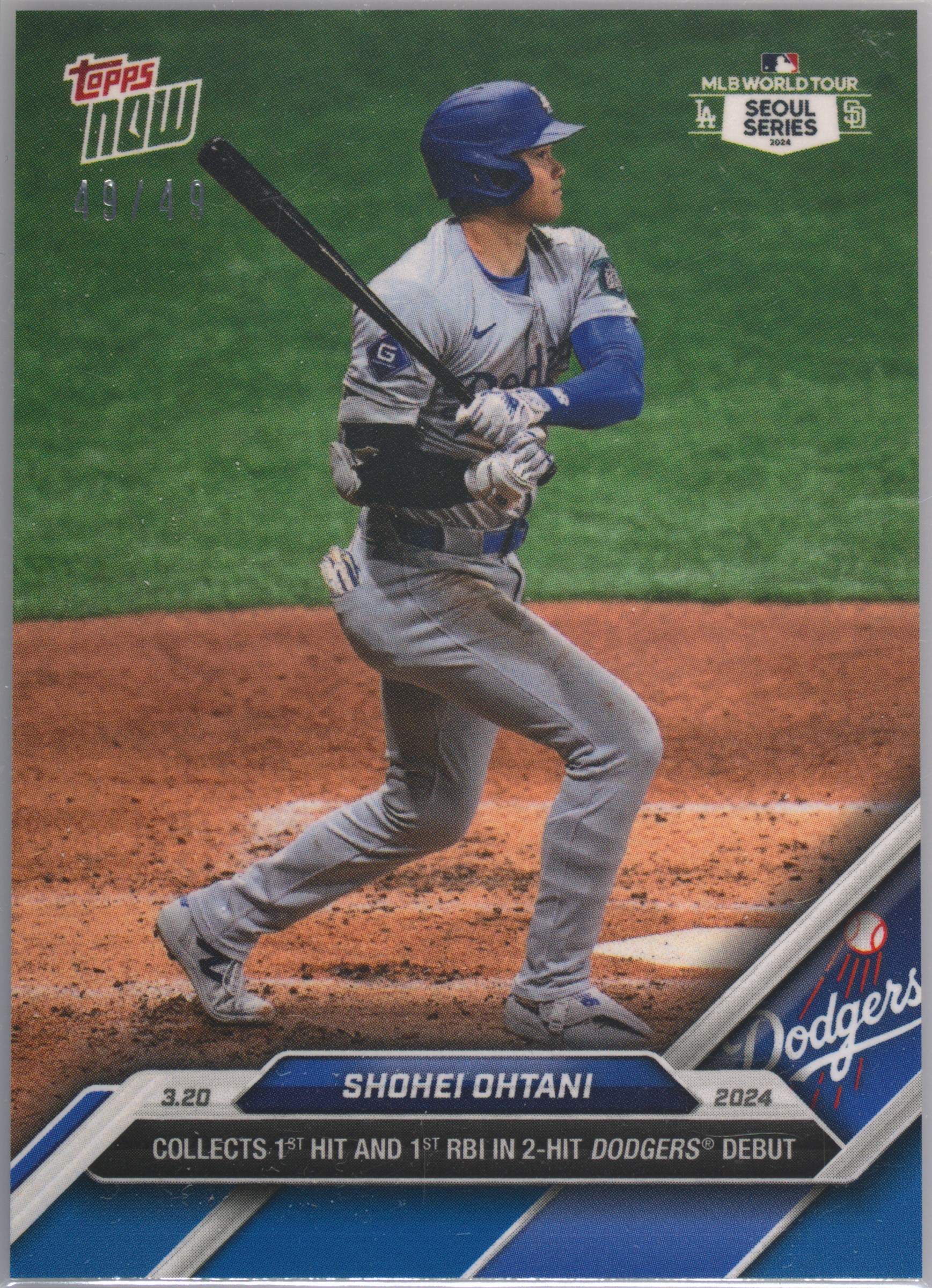 Auction Prices Realized Baseball Cards 2024 Topps Now