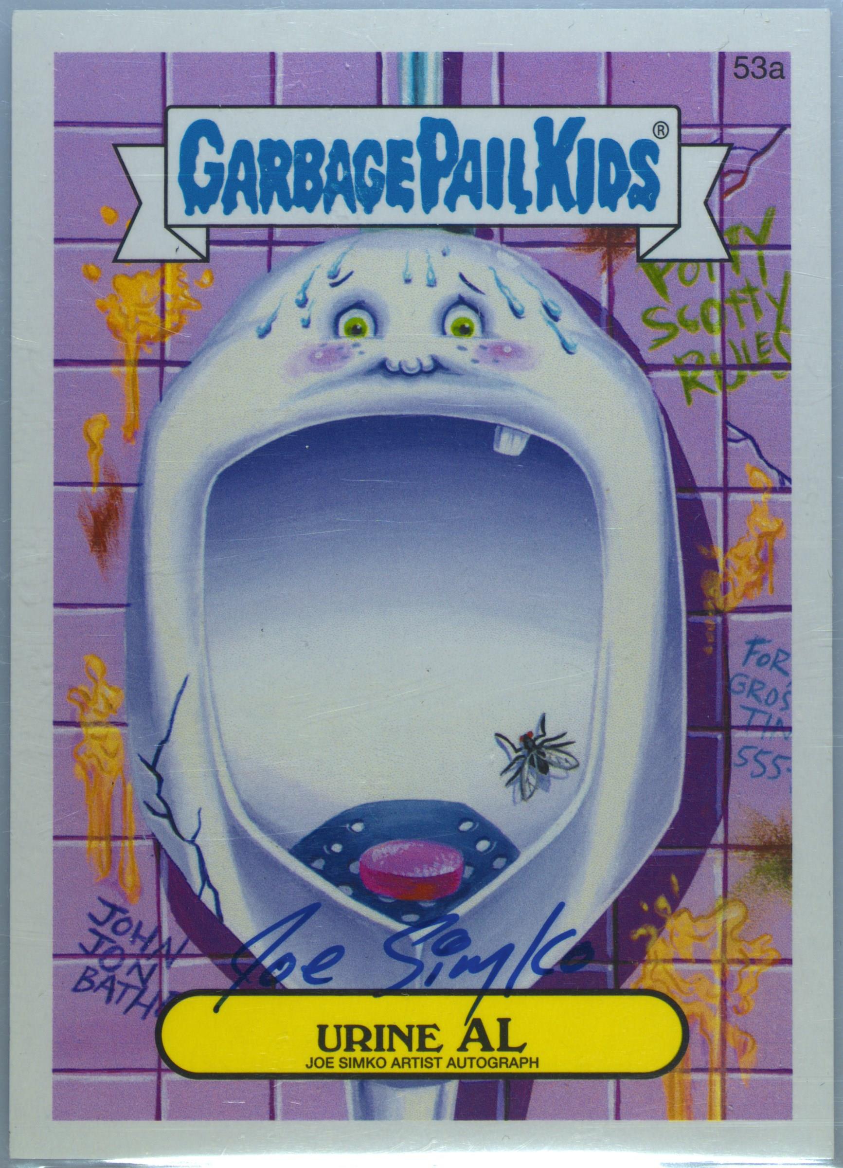 2015 Topps Garbage Pail Kids Series 1 Autograph #53a Joe Simko front