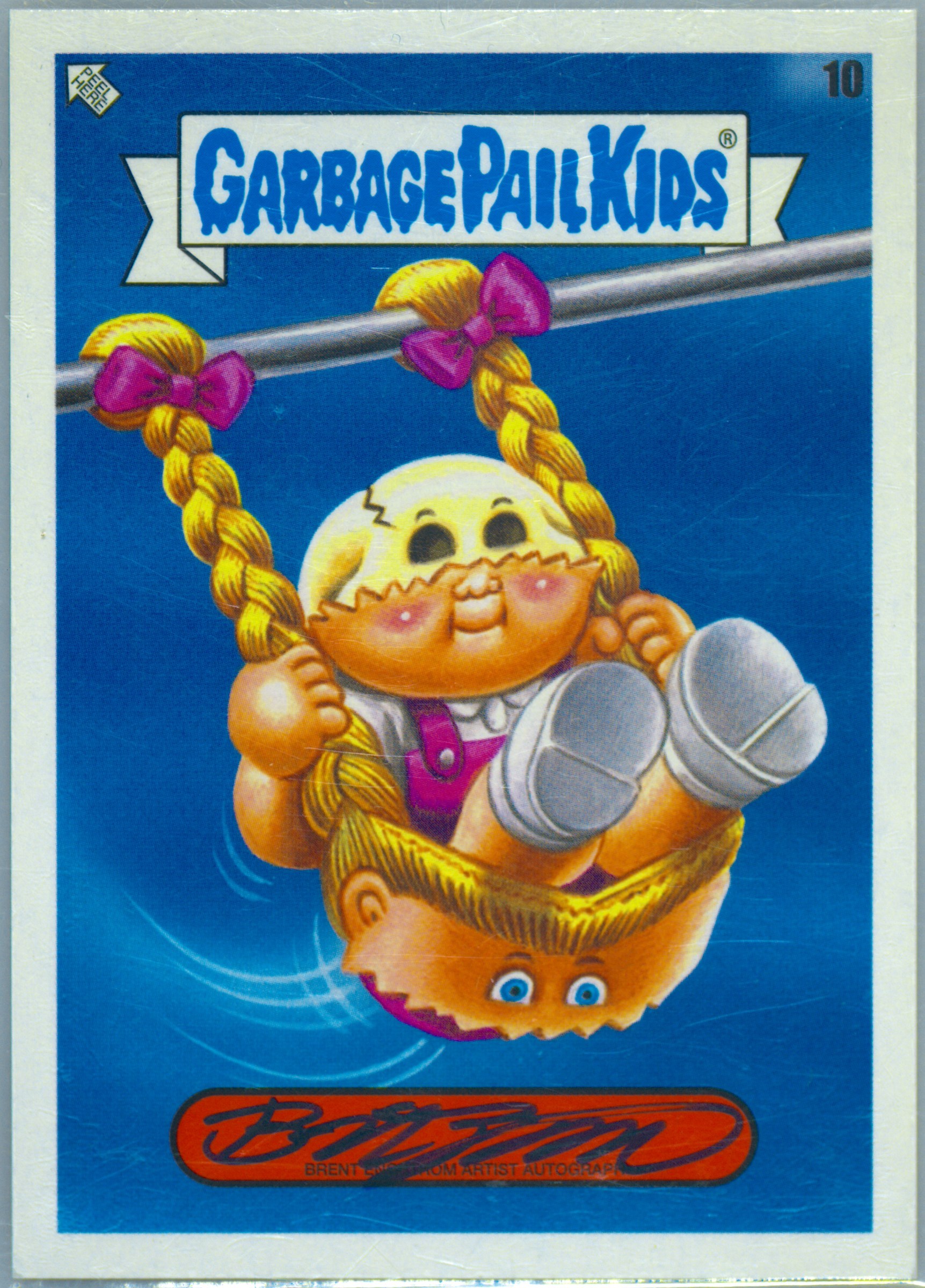 2024 Topps Garbage Pail Kids Series 1: Kids At Play Artist Autographs #10 Brent Engstrom front
