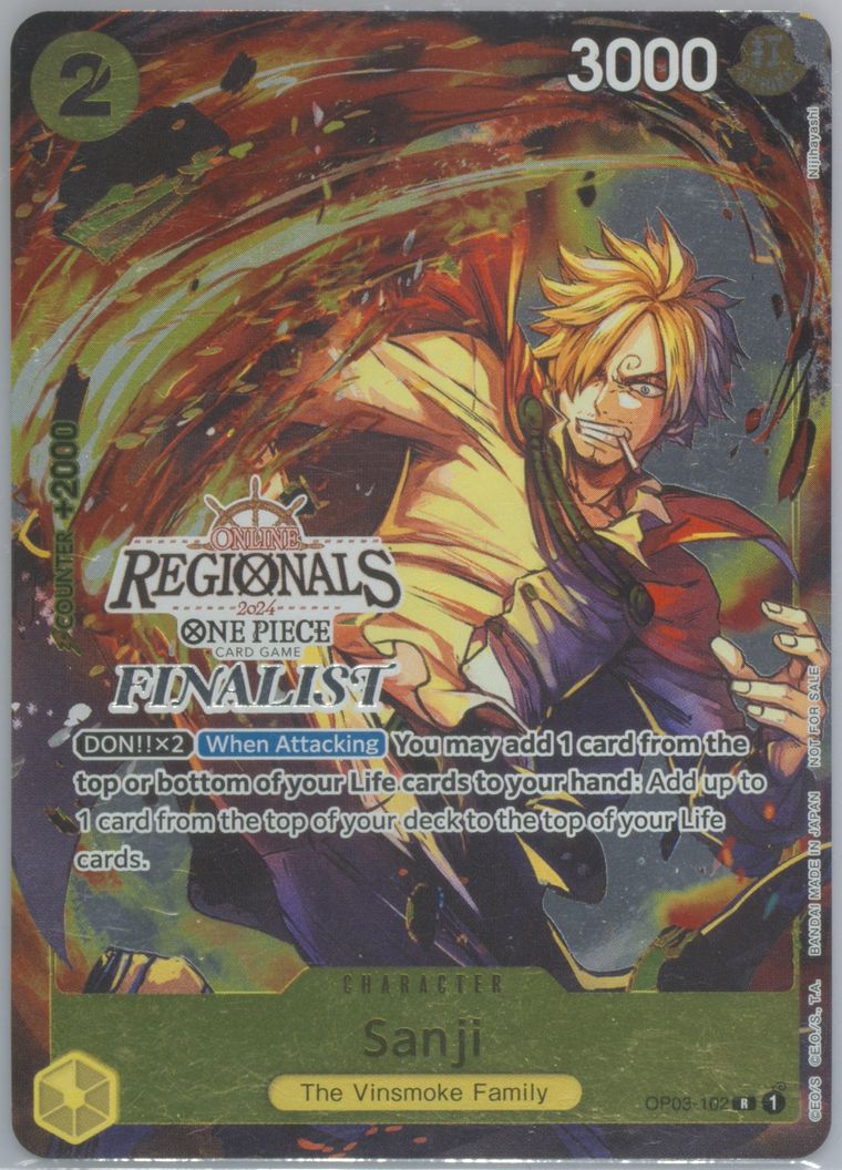 Sanji (One Piece Online Regionals Pack 2024 Vol 1)