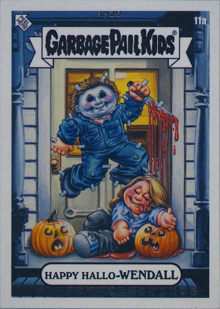2023 Topps Garbage Pail Kids Oh The Horrible #11a Happy Hallo-Wendall front