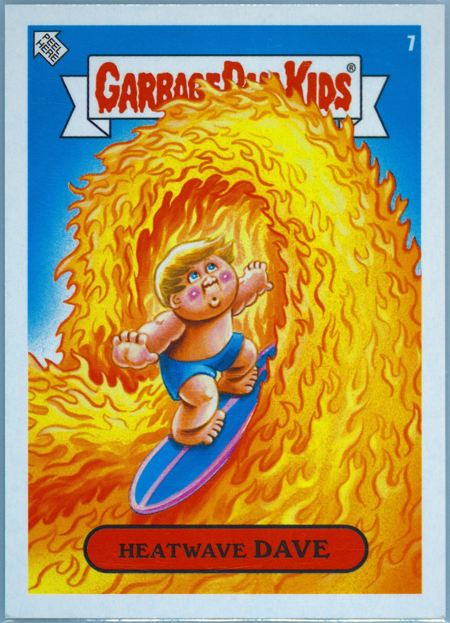 2023 Topps Garbage Pail Kids 2023 Was The Worst #7 Heatwave Dave front