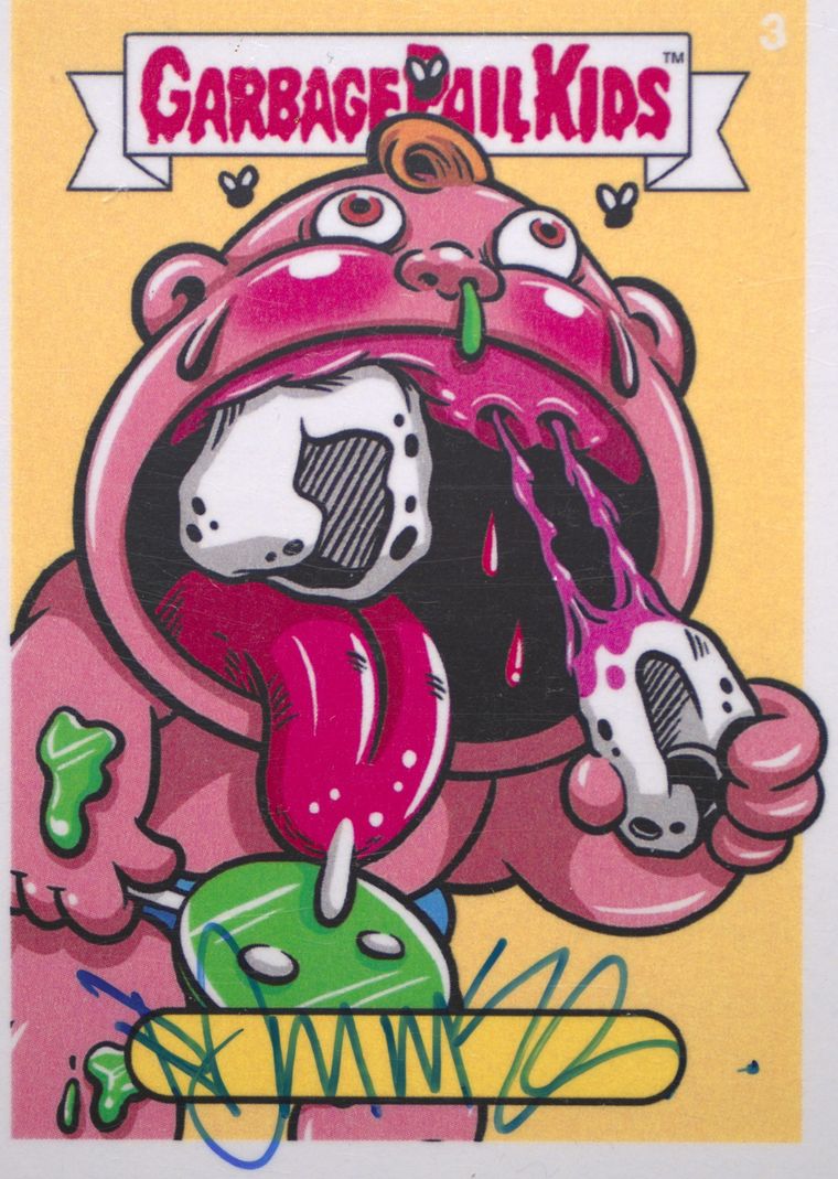 2023 Topps Garbage Pail Kids Get A Grip Deadwoodz Series 1 Autograph #3 RORY McQUEEN front