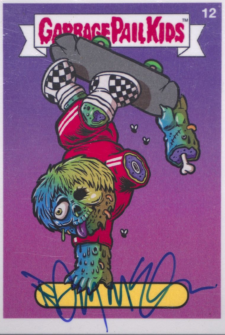 2023 Topps Garbage Pail Kids Get A Grip Deadwoodz Series 1 Autograph #12 RORY McQUEEN front