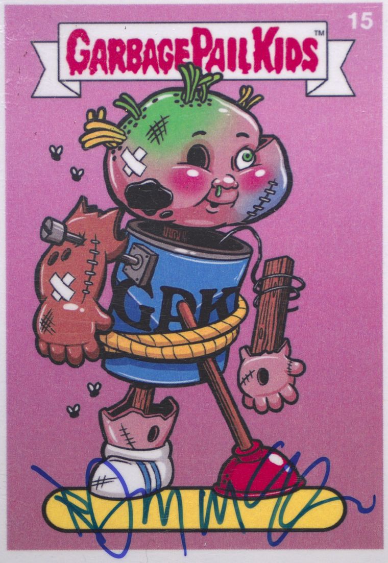 2023 Topps Garbage Pail Kids Get A Grip Deadwoodz Series 1 Autograph #15 Rory Mcqueen front