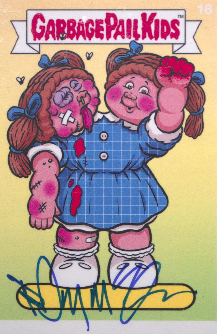 2023 Topps Garbage Pail Kids Get A Grip Deadwoodz Series 1 Autograph #18 Rory Mcqueen front