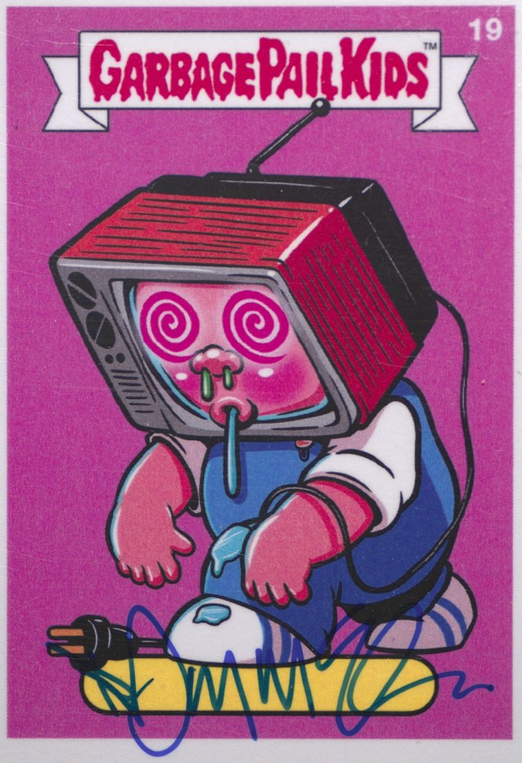 2023 Topps Garbage Pail Kids Get A Grip Deadwoodz Series 1 Autograph #19 RORY McQUEEN front