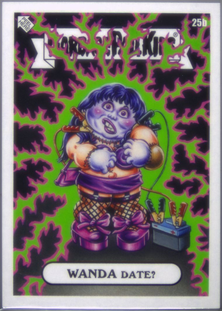 2023 Topps Garbage Pail Kids Oh The Horrible #25b Wanda Date? front