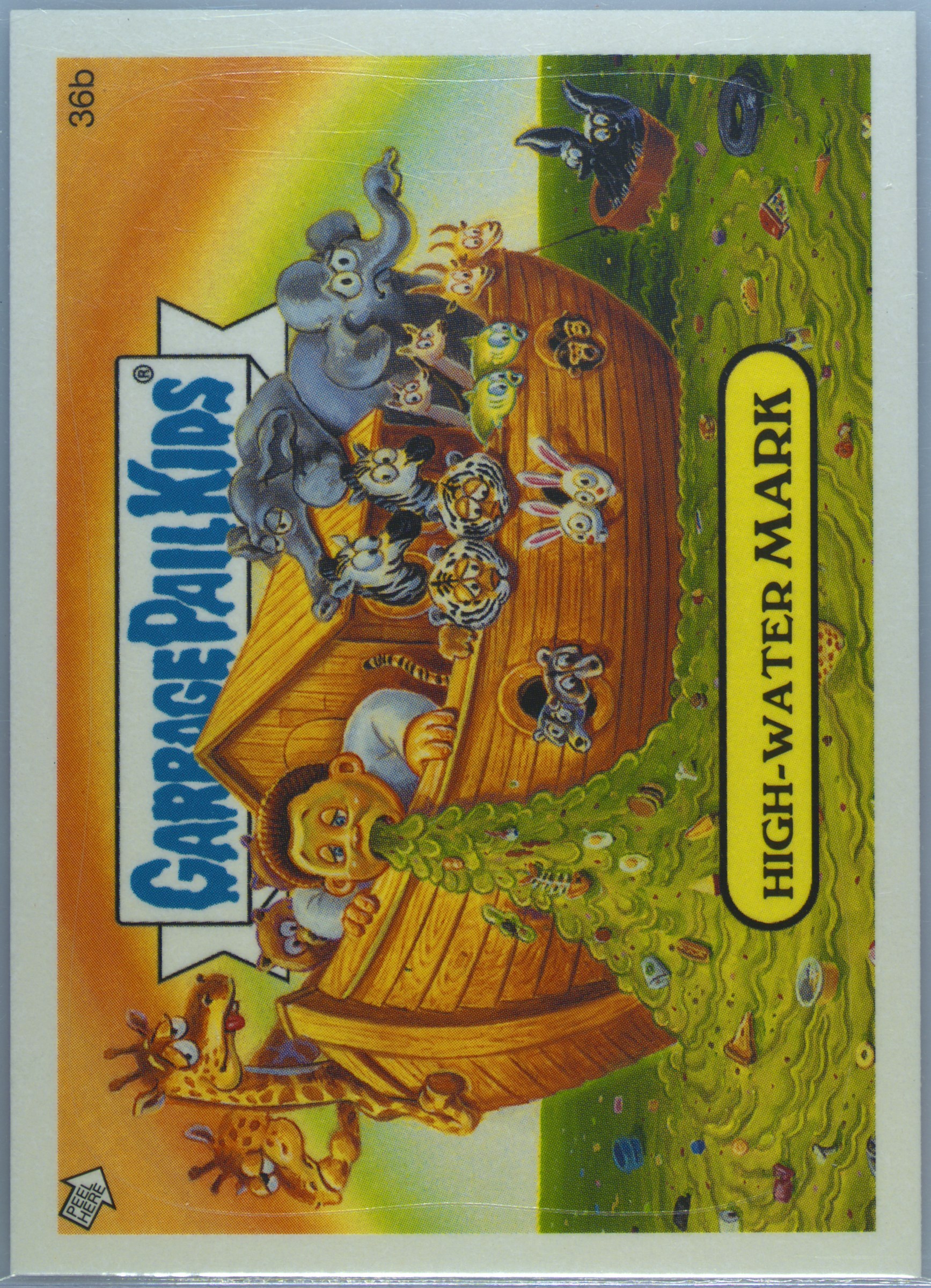 2005 Topps Garbage Pail Kids Stickers Series 4 #36b High-Water Mark front