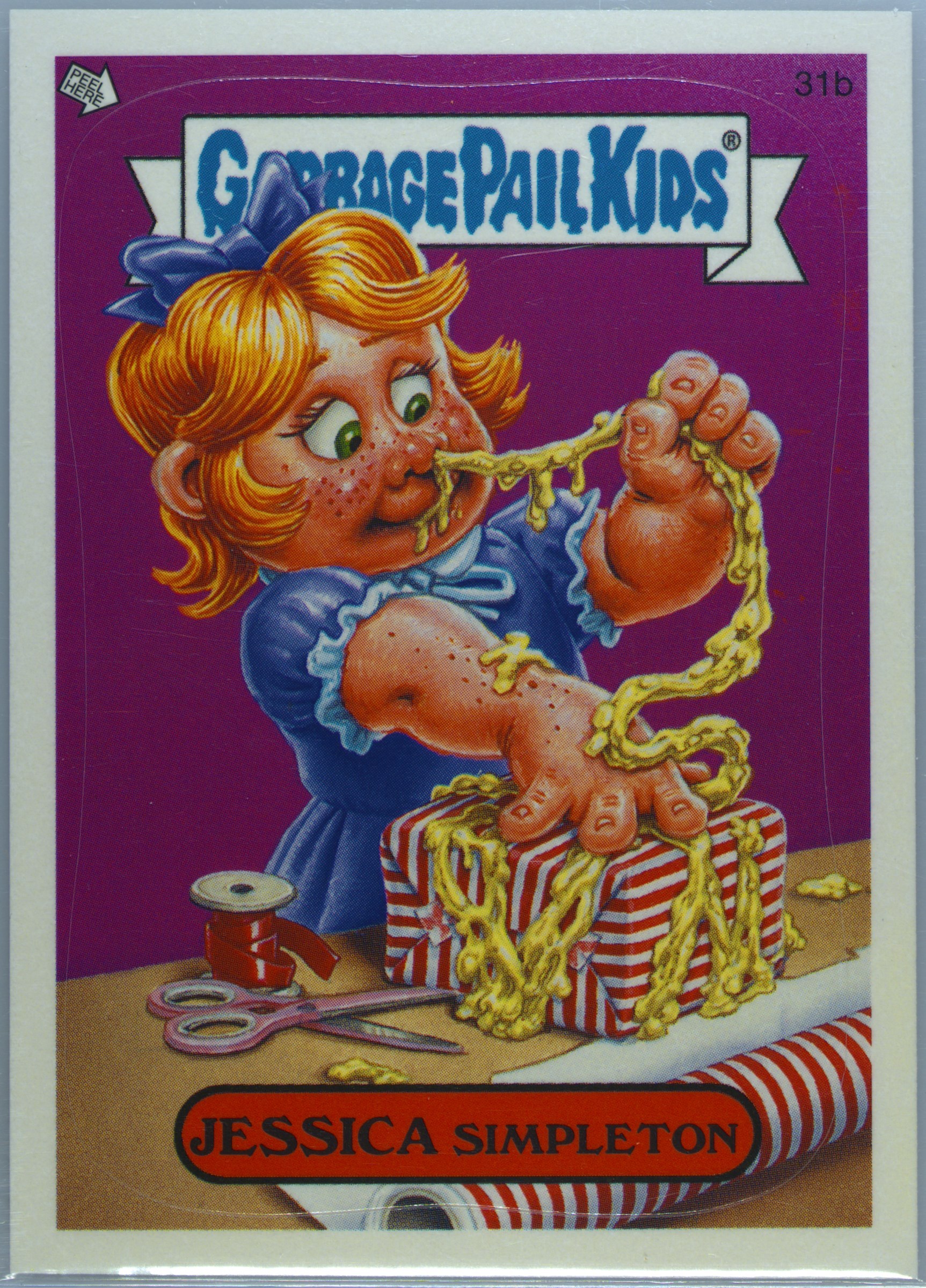 2005 Topps Garbage Pail Kids Stickers Series 4 #31b Jessica Simpleton front