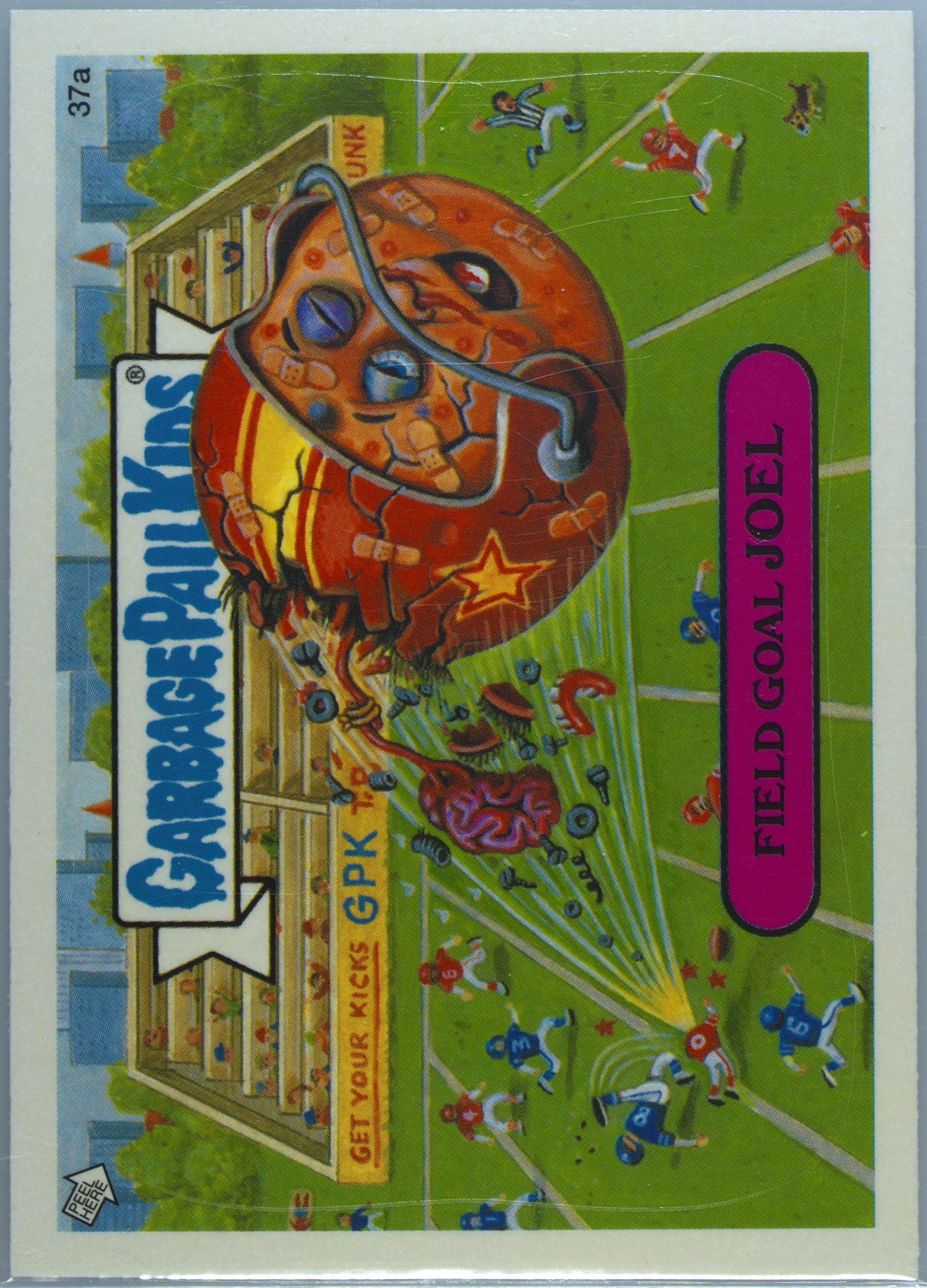 2004 Topps Garbage Pail Kids Stickers Series 3 #37a Field Goal Joel front