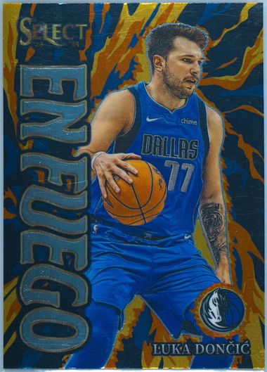Luka Doncic　SELECT en fuego GOLD　PSA10 Luka Doncic 2023 Select #1 En Fuego - Gold /10 Price Guide