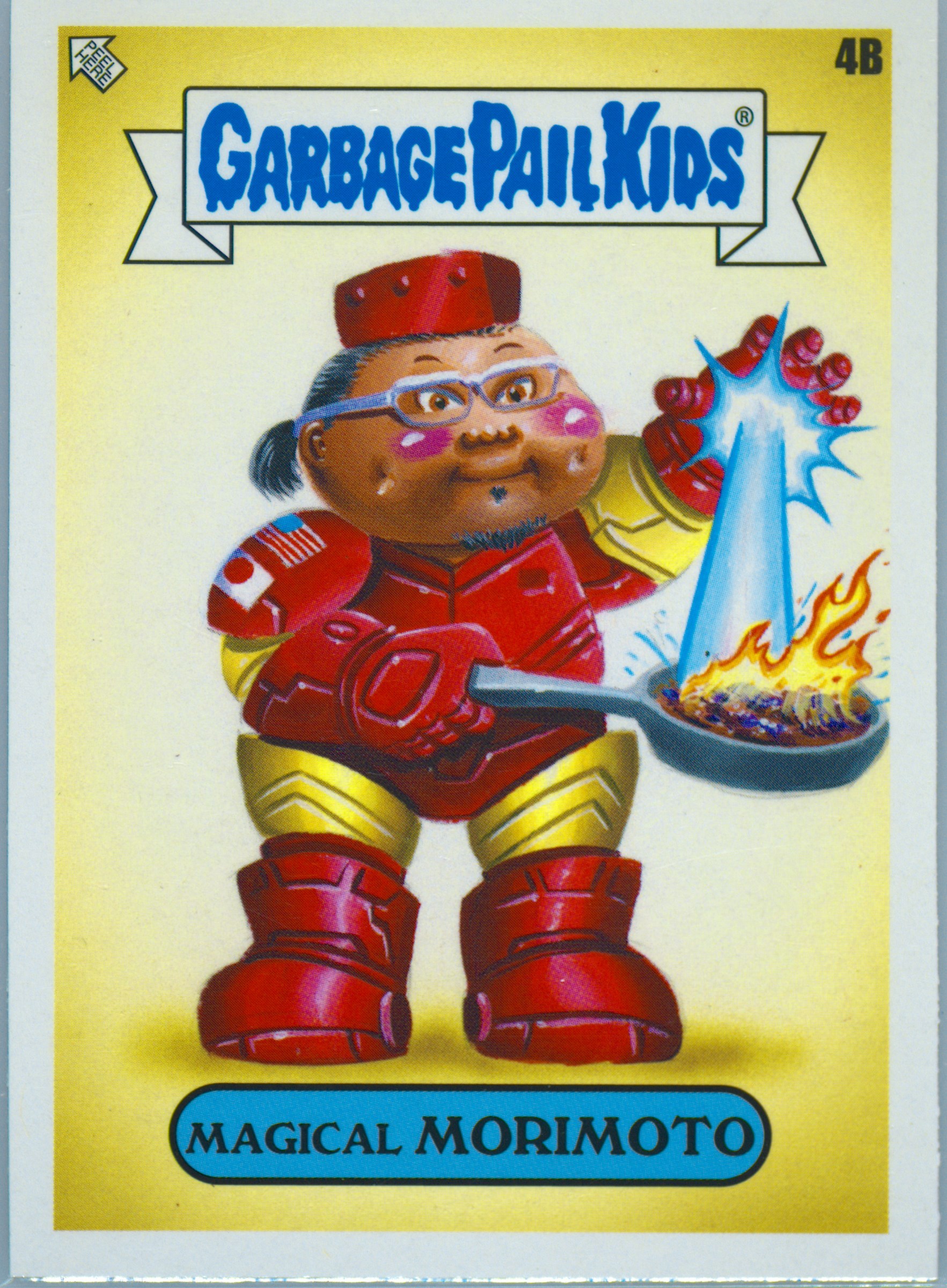 2021 Topps Garbage Pail Kids Celebrity Chefs #4b Magical Morimoto front