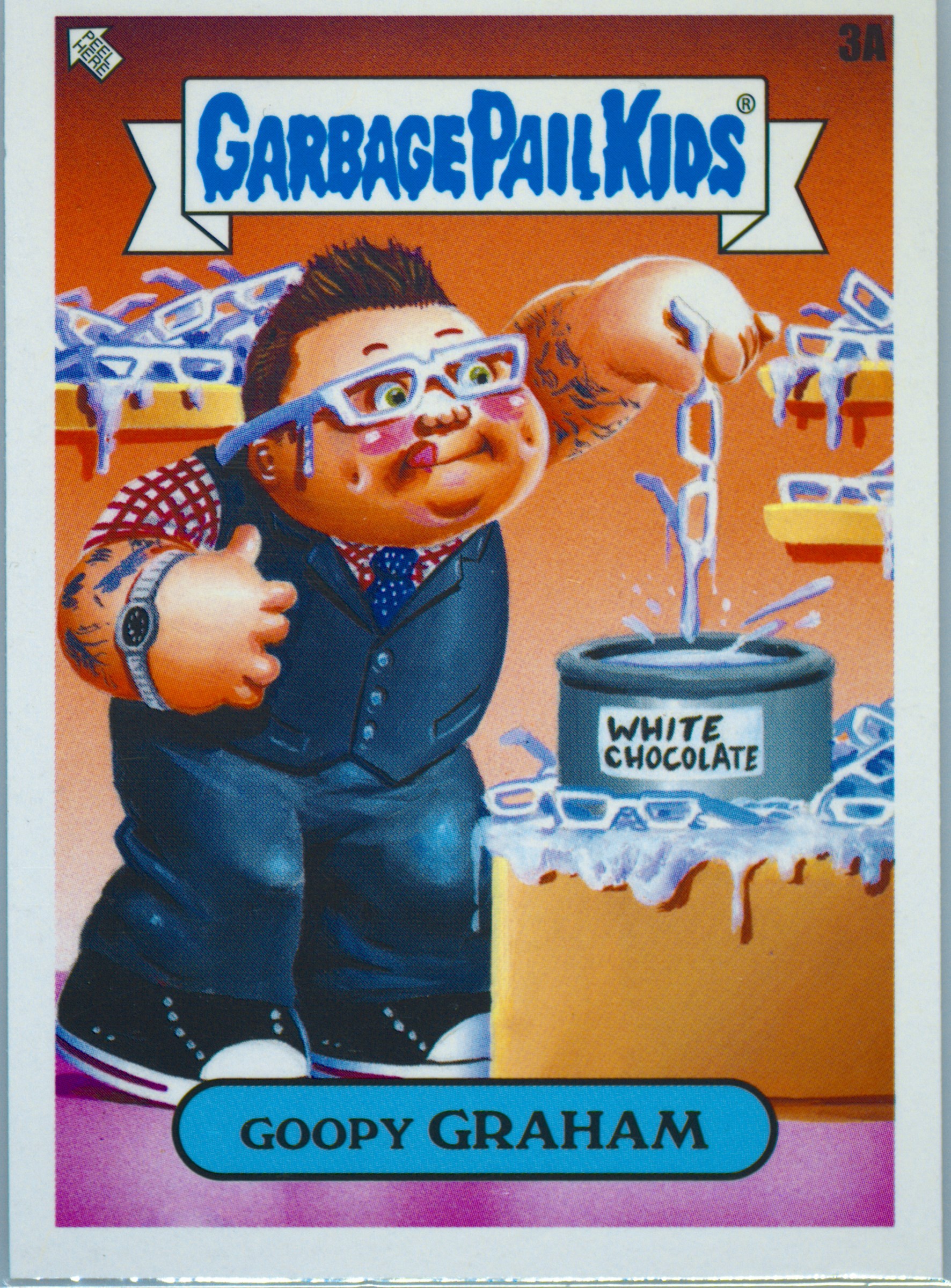 2021 Topps Garbage Pail Kids Celebrity Chefs #3a Goopy Graham front