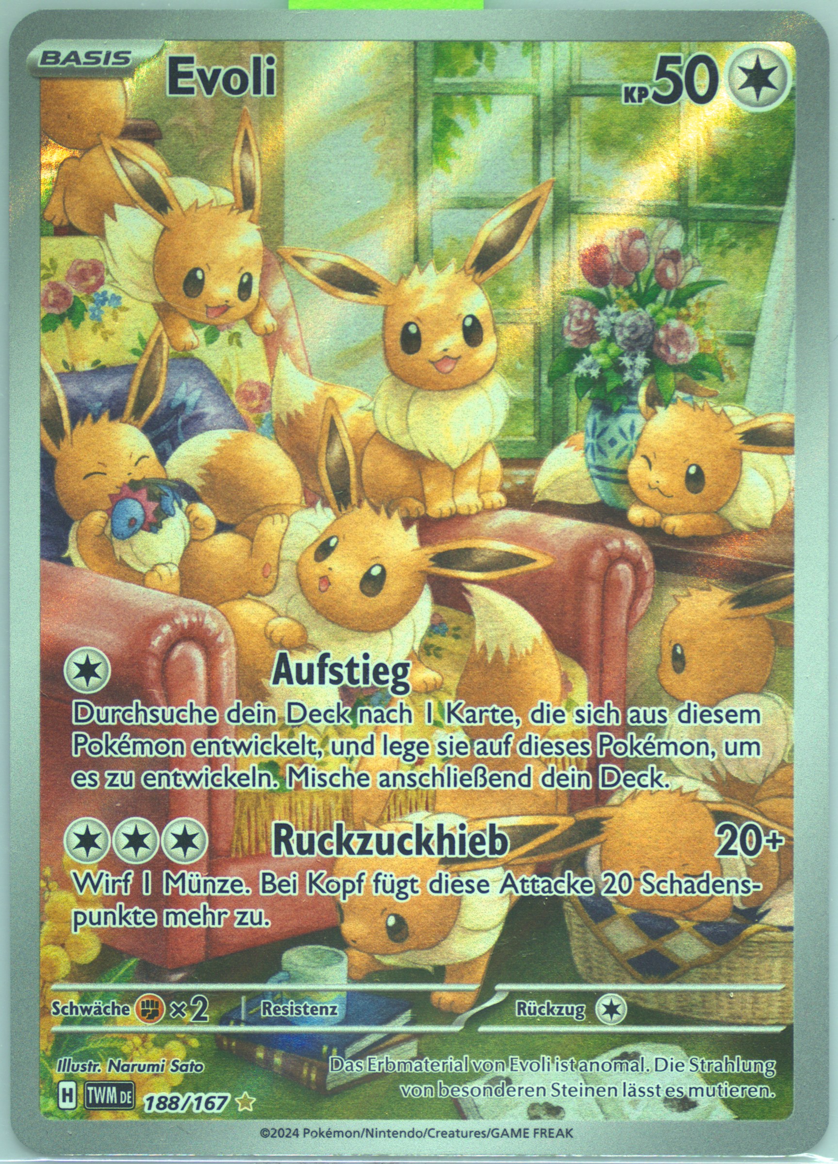 188 167 pokemon card Amazon.com: Pokemon – Eevee 188/167 – Twilight Masquerade – Illustration  Rare – Full Art – Alternate : Toys & Games main image 1