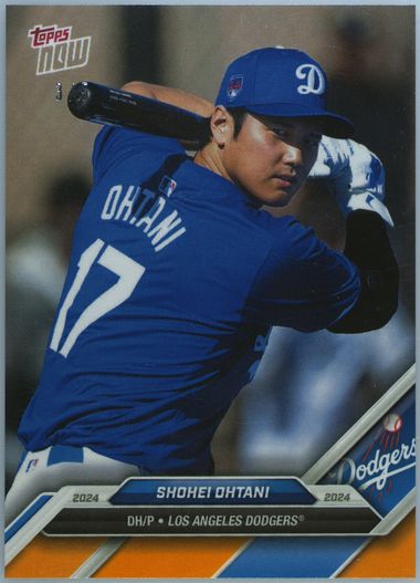 Topps 【大谷翔平 他RTODボーナスカード4種】2024 topps NOW