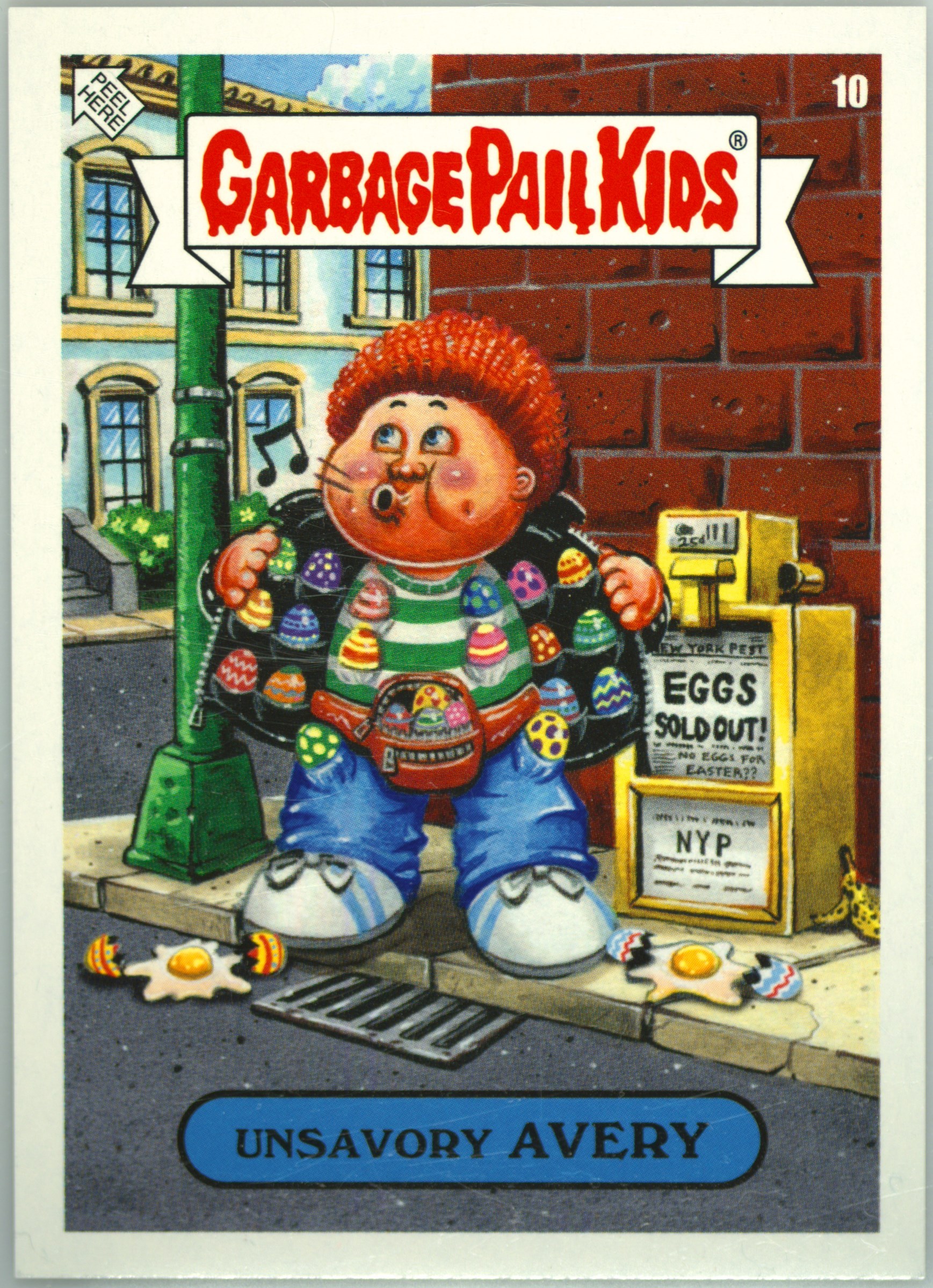 2023 Topps Garbage Pail Kids 2023 Was The Worst #10 Unsavory Avery front