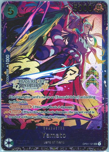 PSA10 ヤマト YAMATO 英語版 トレジャーカップ Yamato [Top 64] OP01-121 Prices | One Piece Romance Dawn