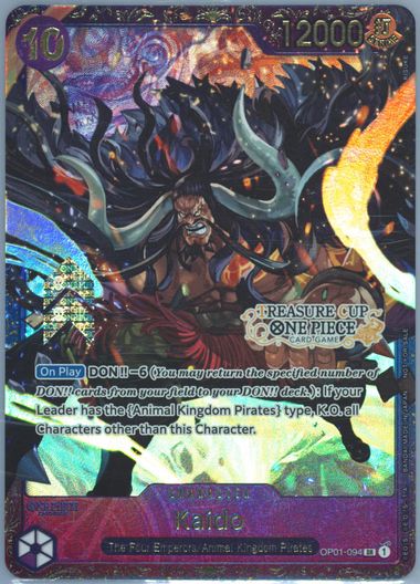 【treasure cup】2024 ONE PIECE Kaido psa10 Spec Details