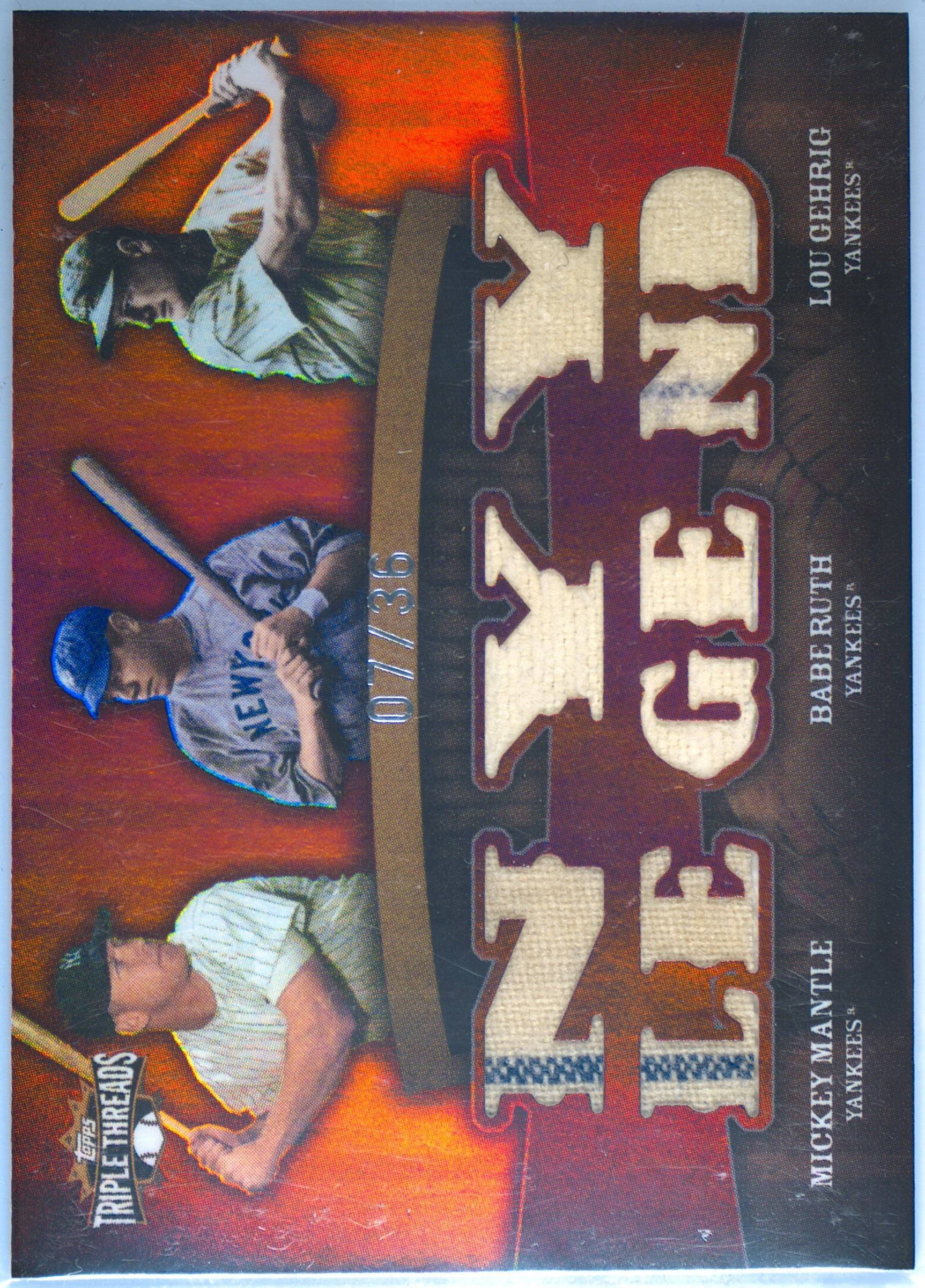 イチロー TRIPLE THREADS RELICS LEGEND 2024 Topps Triple Threads - Triple Threads Relics Legends