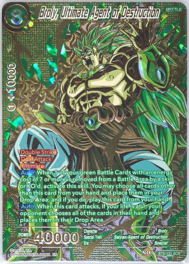 Broly, Ultimate Agent of Destruction BT6-125 Prices | Dragon