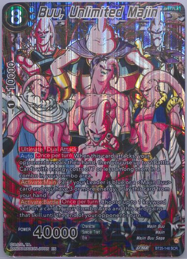 Majin Buu, Confrontation With a Noble Heart BT25-066 SR