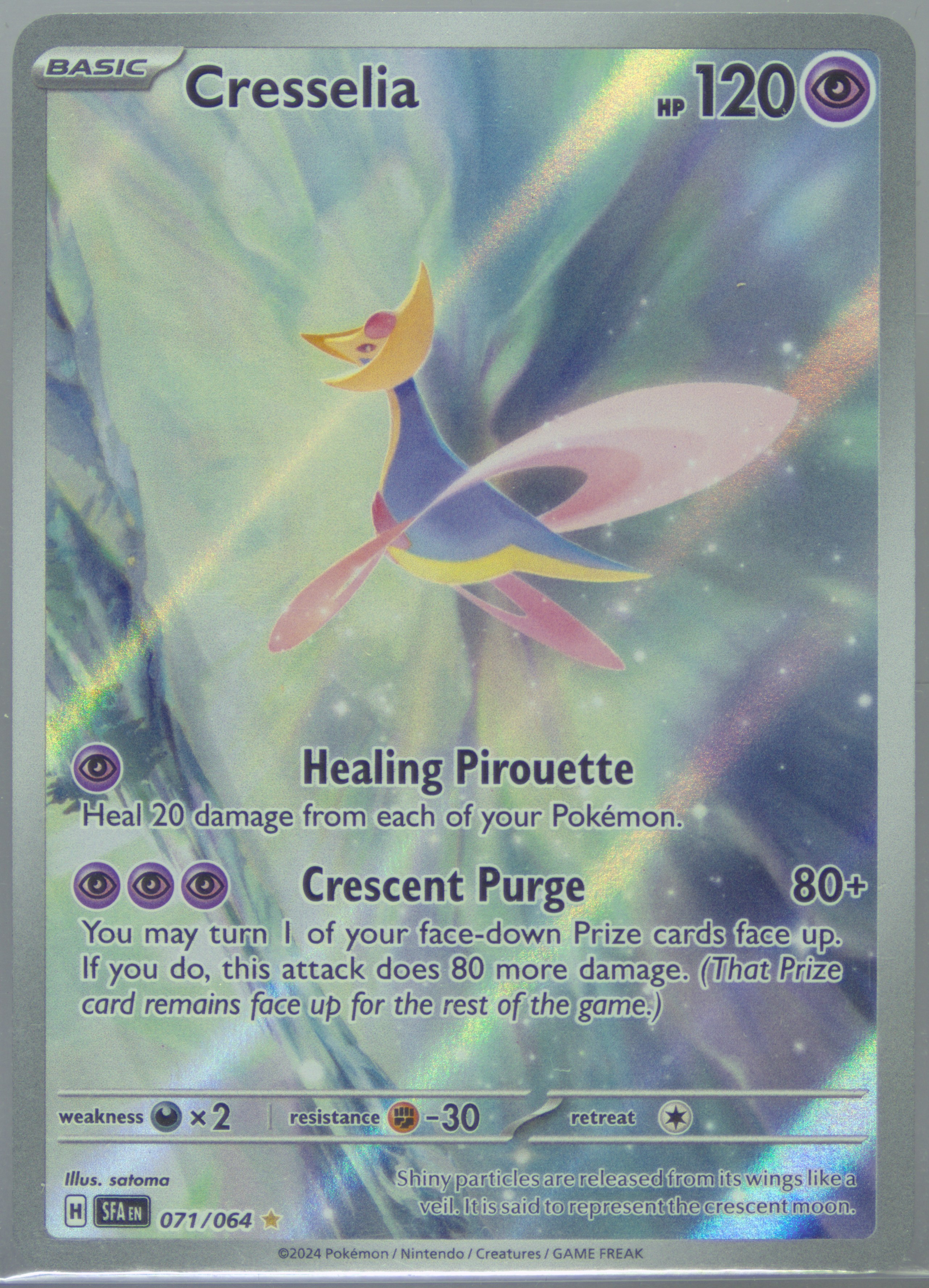 pokemon cresselia card Cresselia - 021/064 - Shrouded Fable main image 0