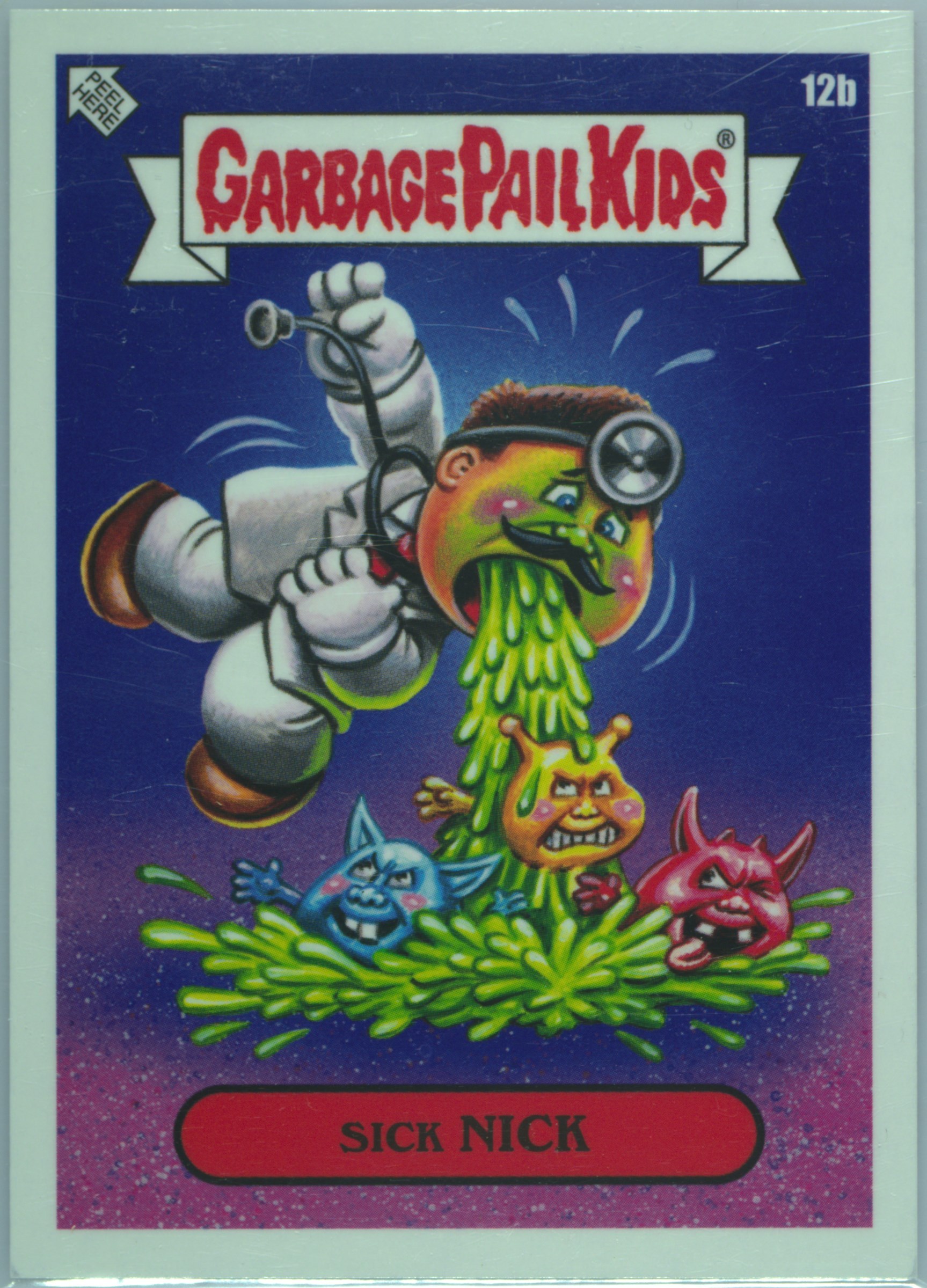 2024 Topps Garbage Pail Kids: Game Over Level 3 #12b Sick Nick front