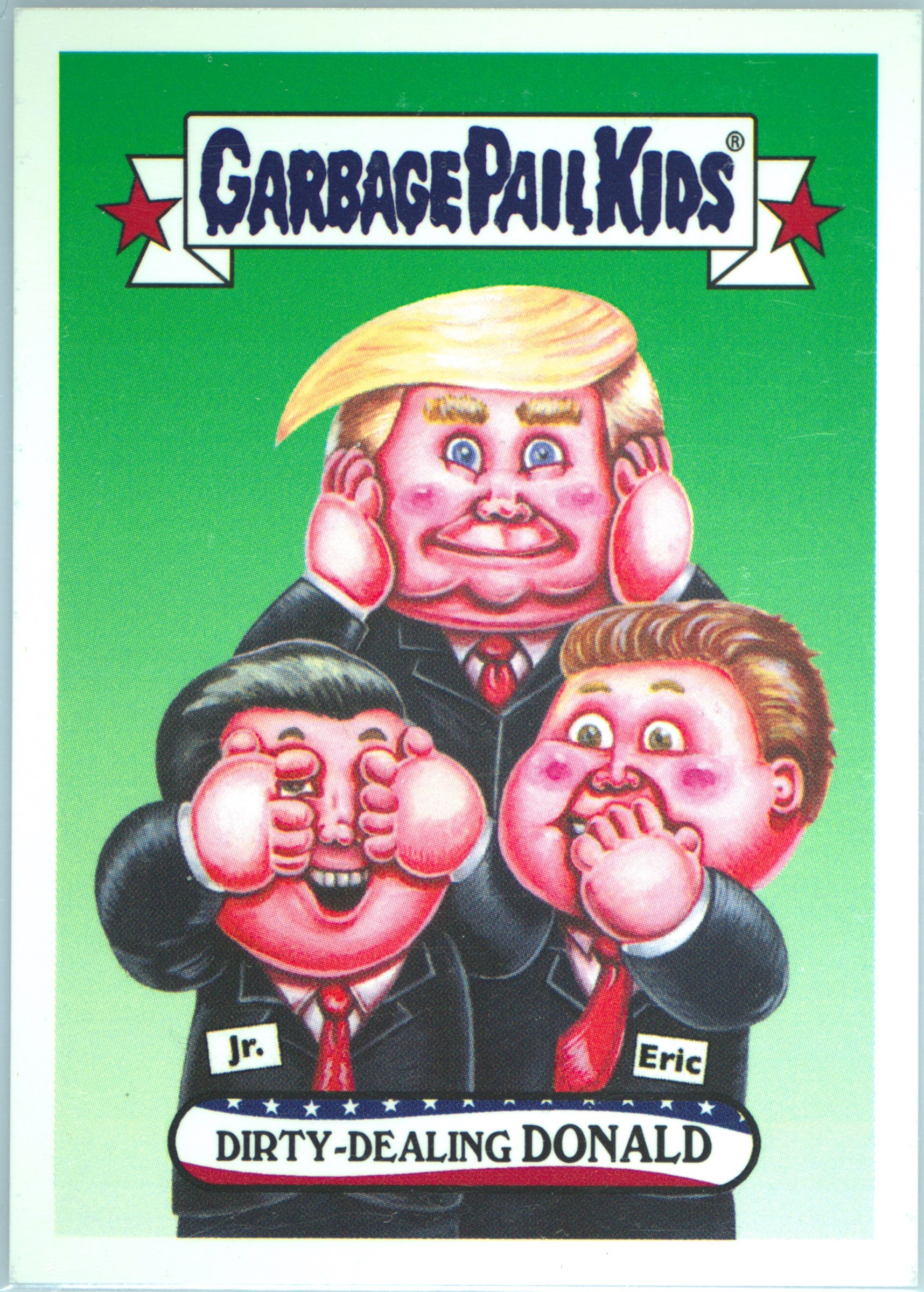 2016 Topps Garbage Pail Kids Disg-Race To The White House #147 Dirty-Dealing Donald front