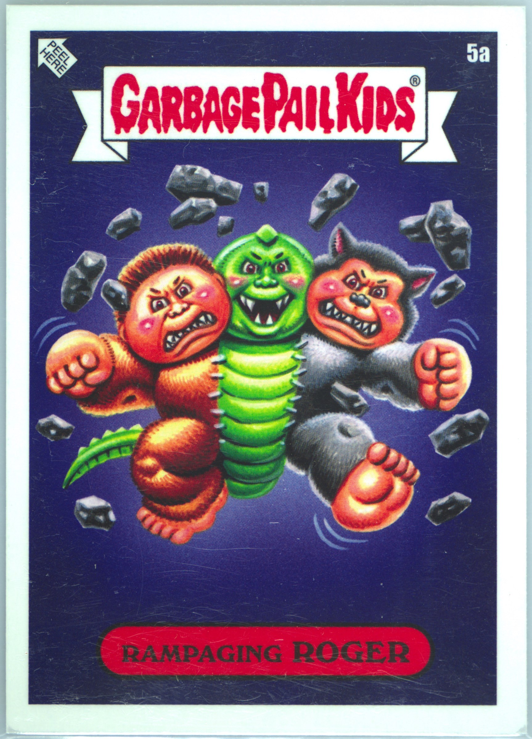 2024 Topps Garbage Pail Kids: Game Over Level 1 #5a Rampaging Roger front