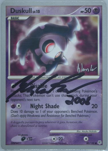 Auction Prices Realized Tcg Cards 2008 POKEMON WORLD CHAMPIONSHIPS PROMO  Duskull
