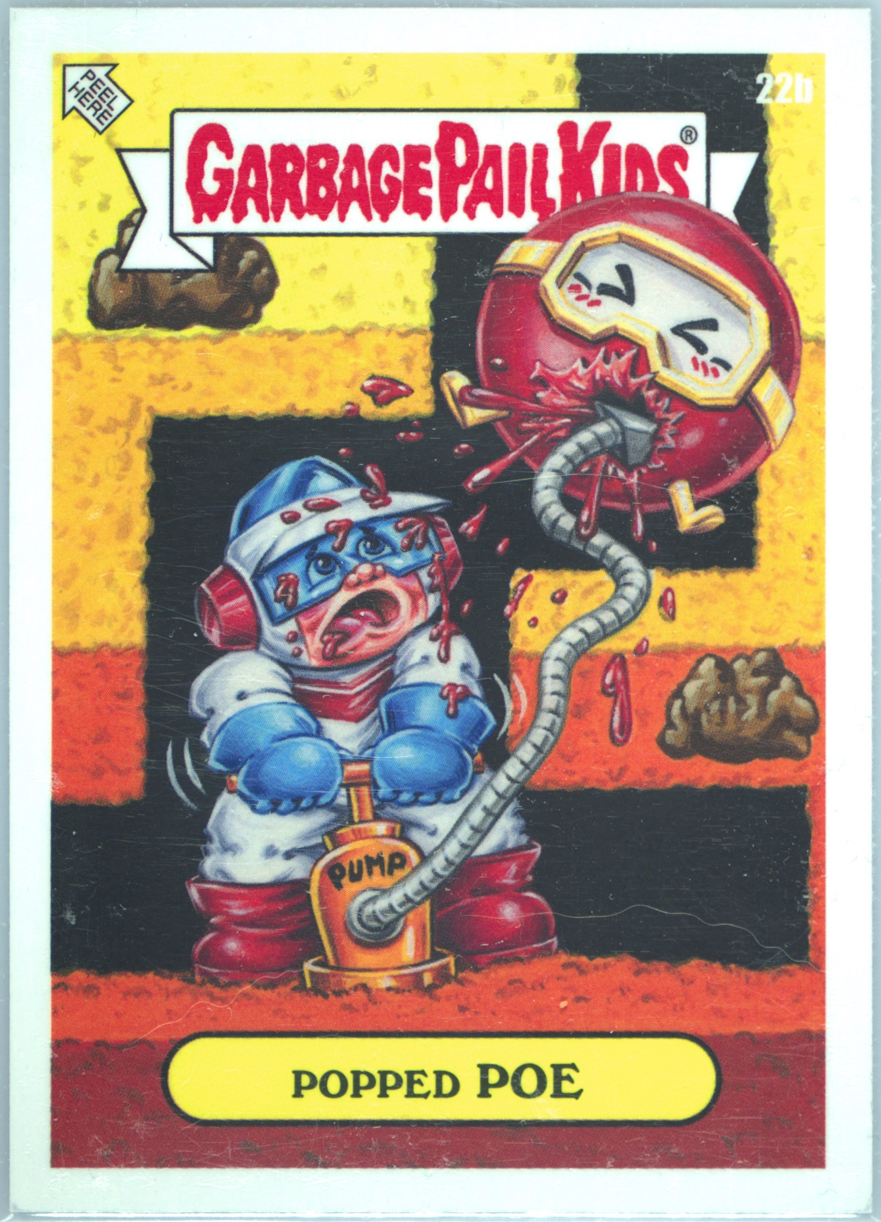 2024 Topps Garbage Pail Kids: Game Over Level 5 #22b Popped Poe front
