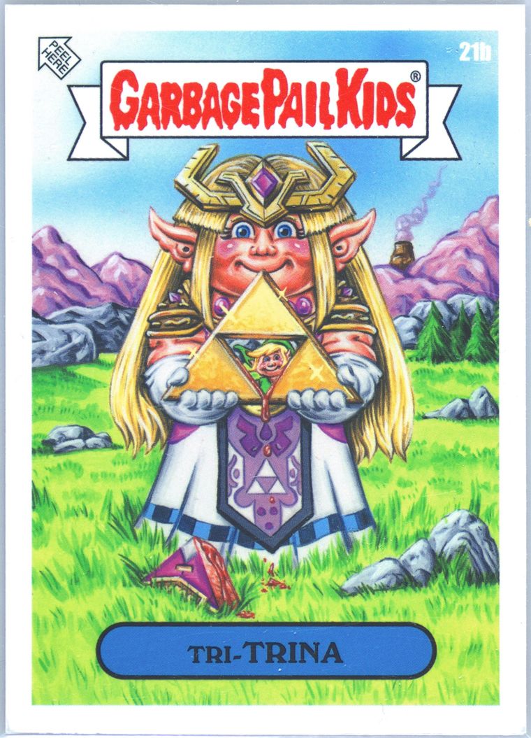 2024 Topps Garbage Pail Kids: Game Over Level 5 #21b Tri-Trina front