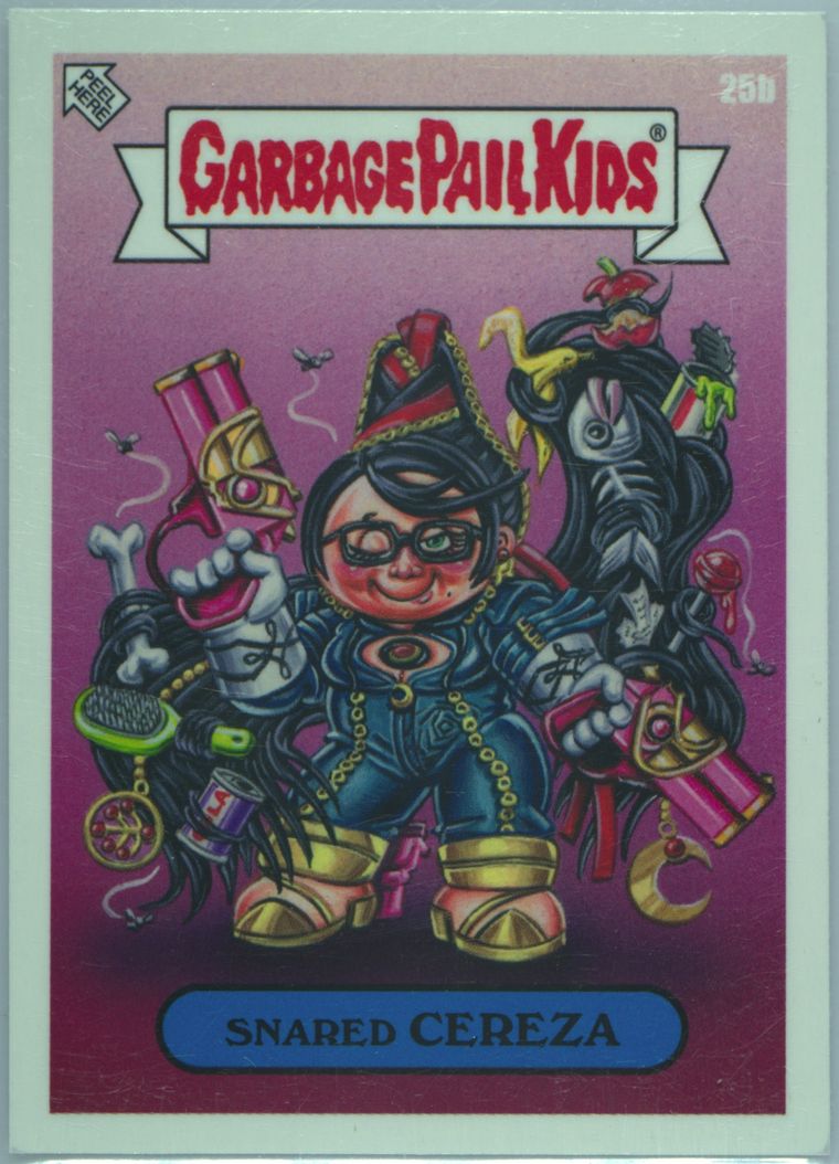 2024 Topps Garbage Pail Kids: Game Over Level 5 #25b Snared Cereza front