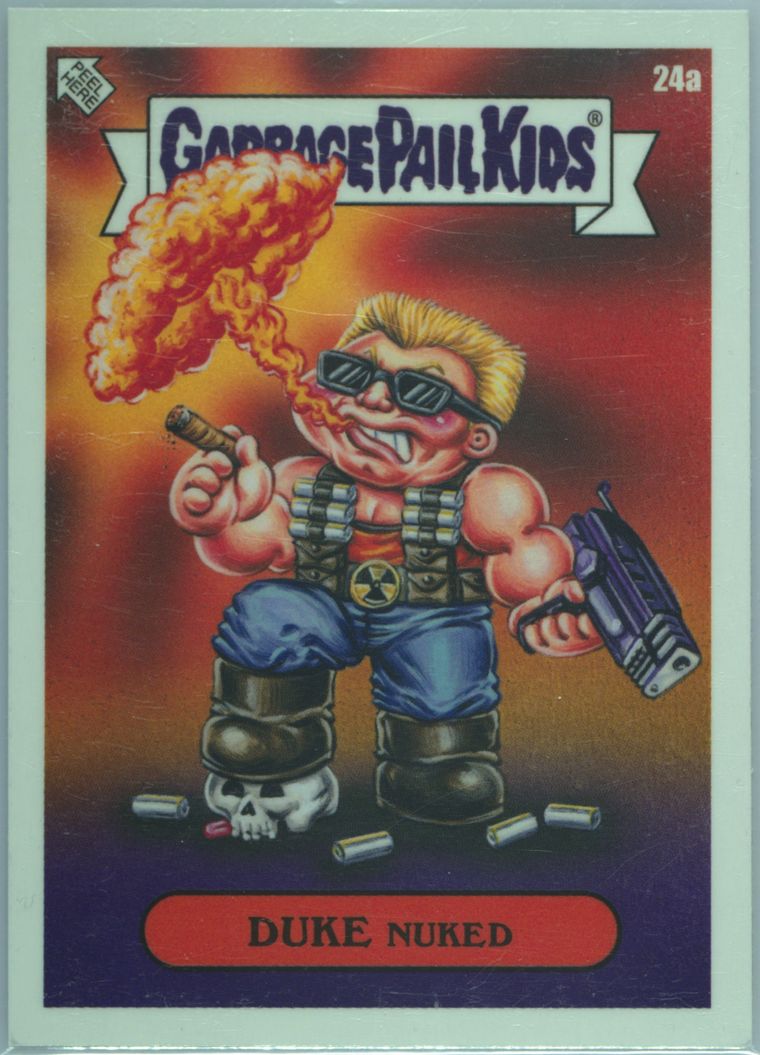 2024 Topps Garbage Pail Kids: Game Over Level 5 #24a Duke Nuked front